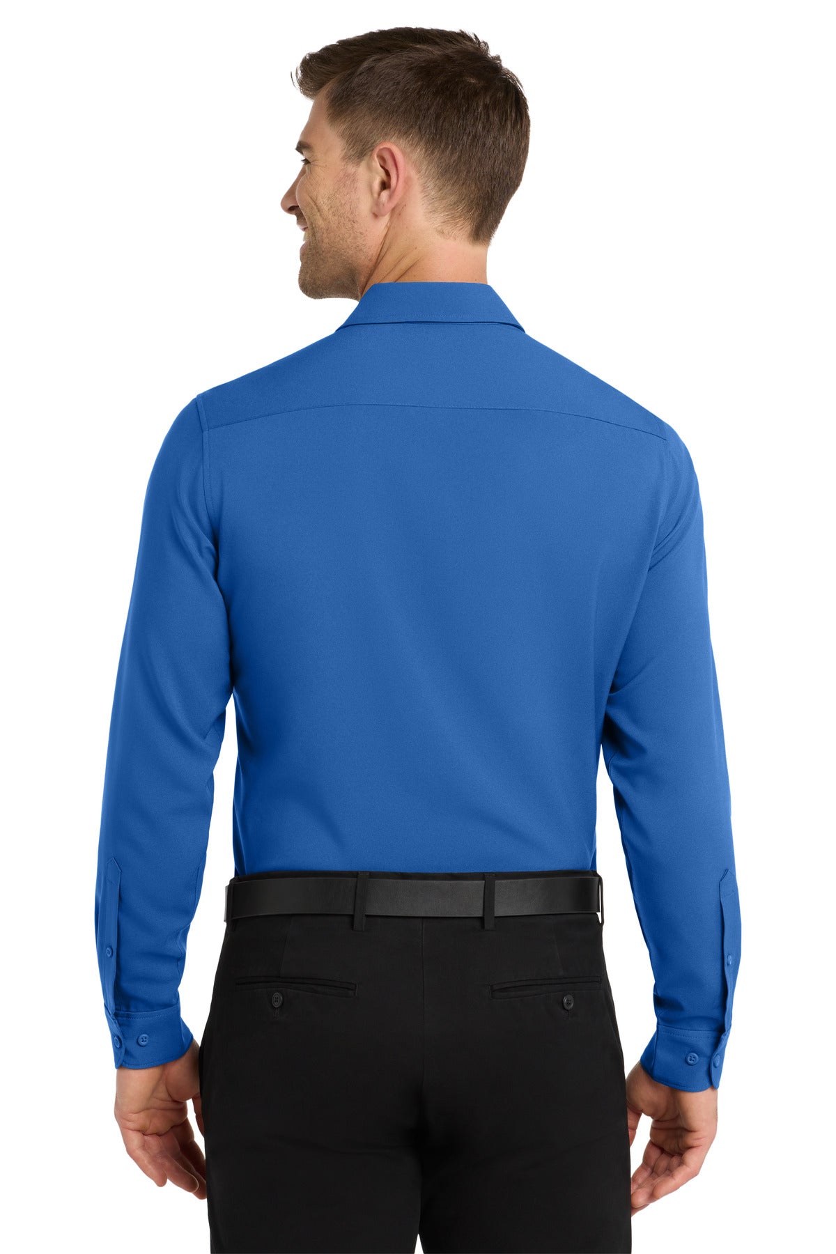 Port Authority  Long Sleeve Performance Staff Shirt - True Blue