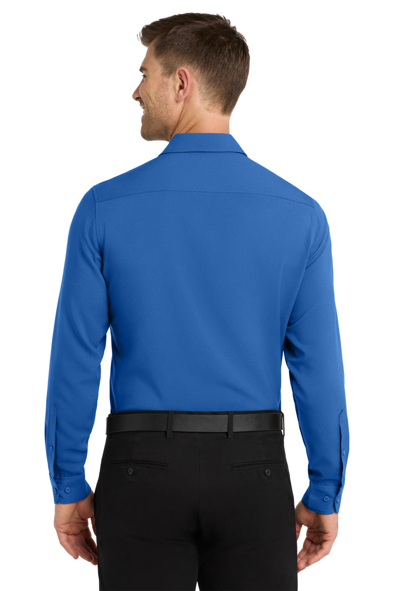Port Authority  Long Sleeve Performance Staff Shirt - True Blue