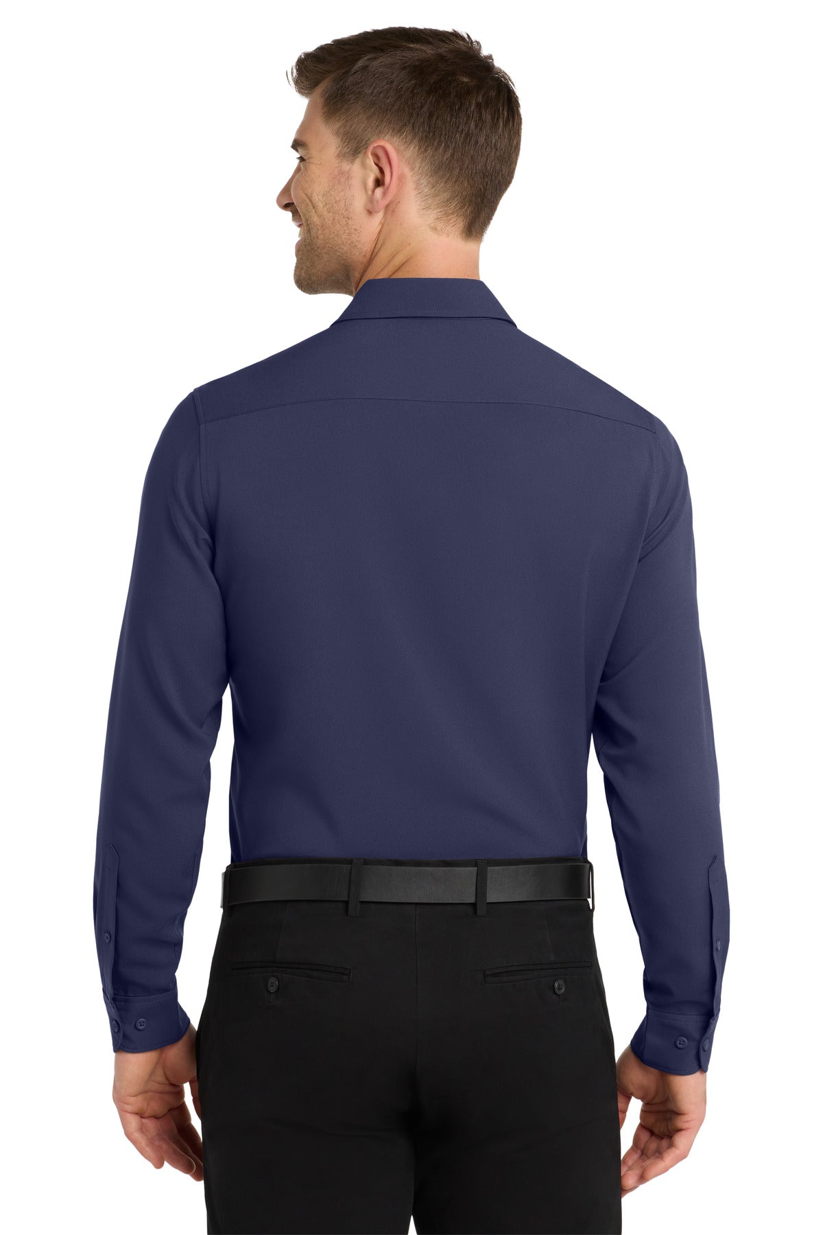 Port Authority  Long Sleeve Performance Staff Shirt - True Navy
