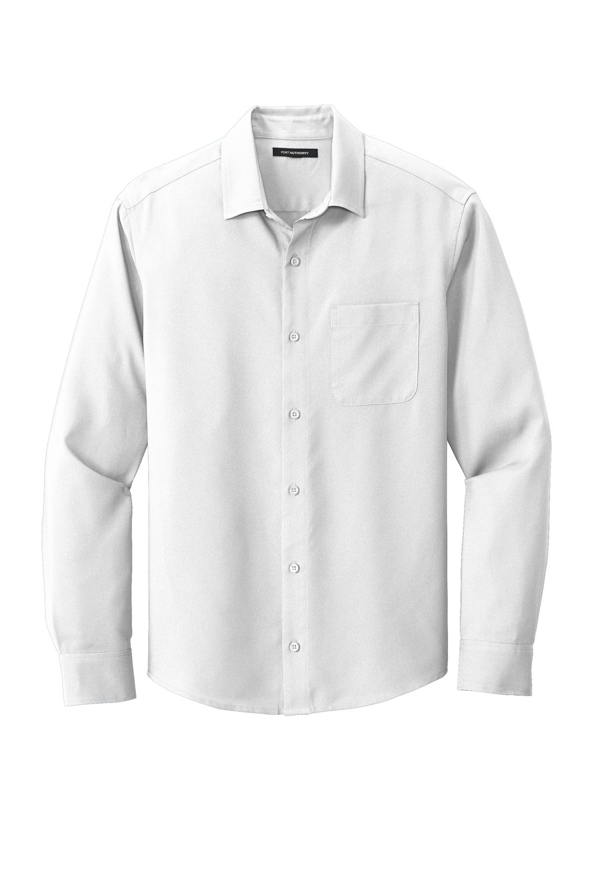 Port Authority  Long Sleeve Performance Staff Shirt - White