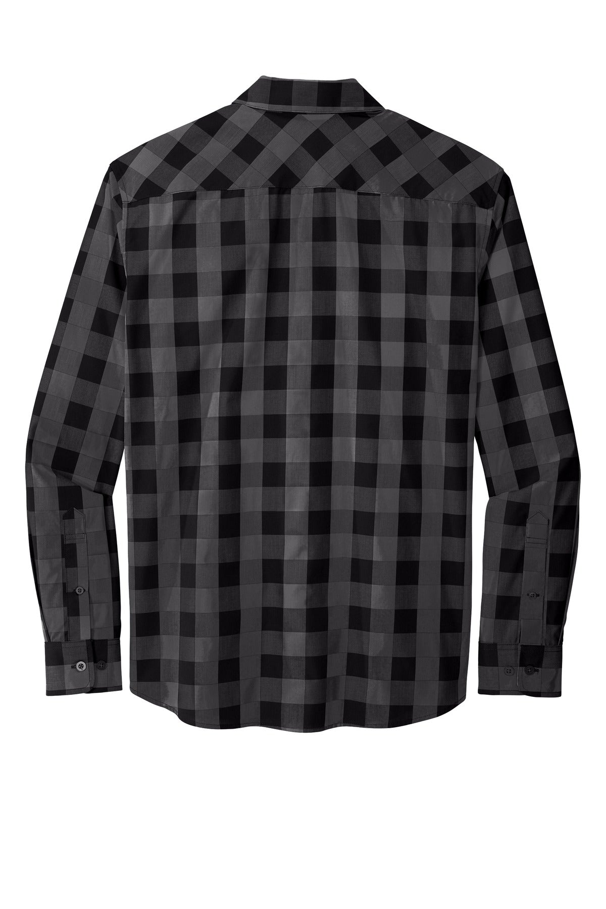 Port Authority  Everyday Plaid Shirt - Black