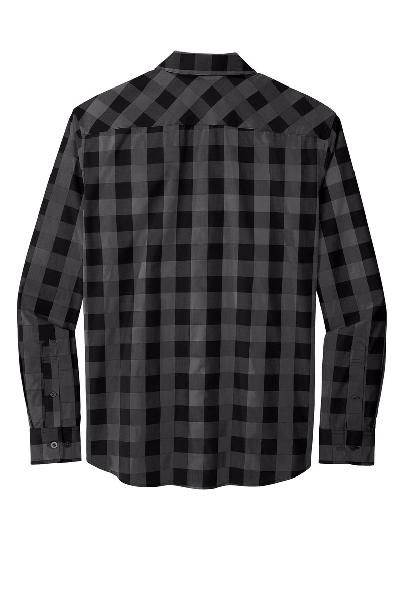 Port Authority  Everyday Plaid Shirt - Black