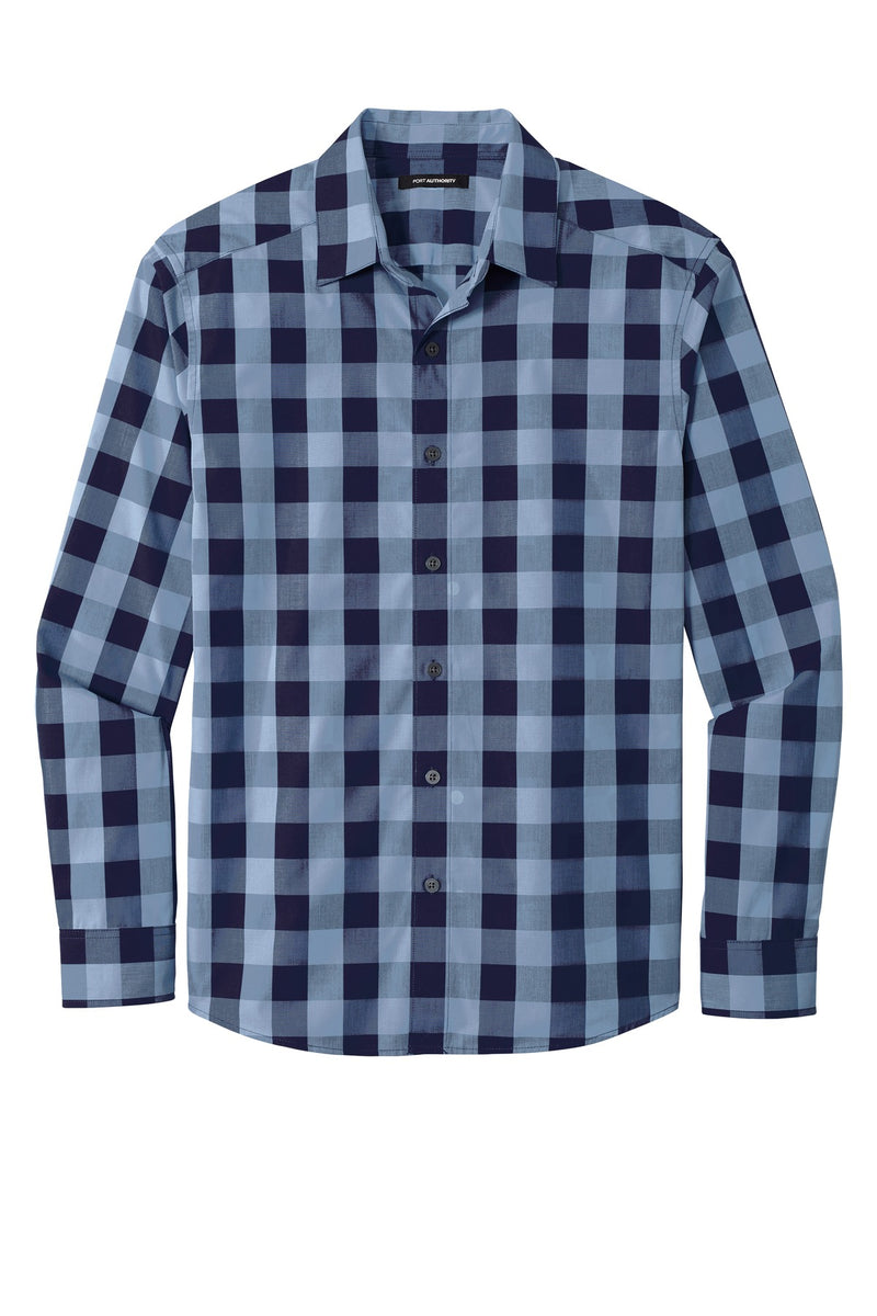 Port Authority  Everyday Plaid Shirt - True Navy
