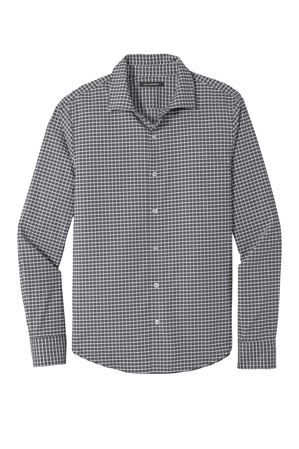 Port Authority  City Stretch Shirt - Graphite/ White