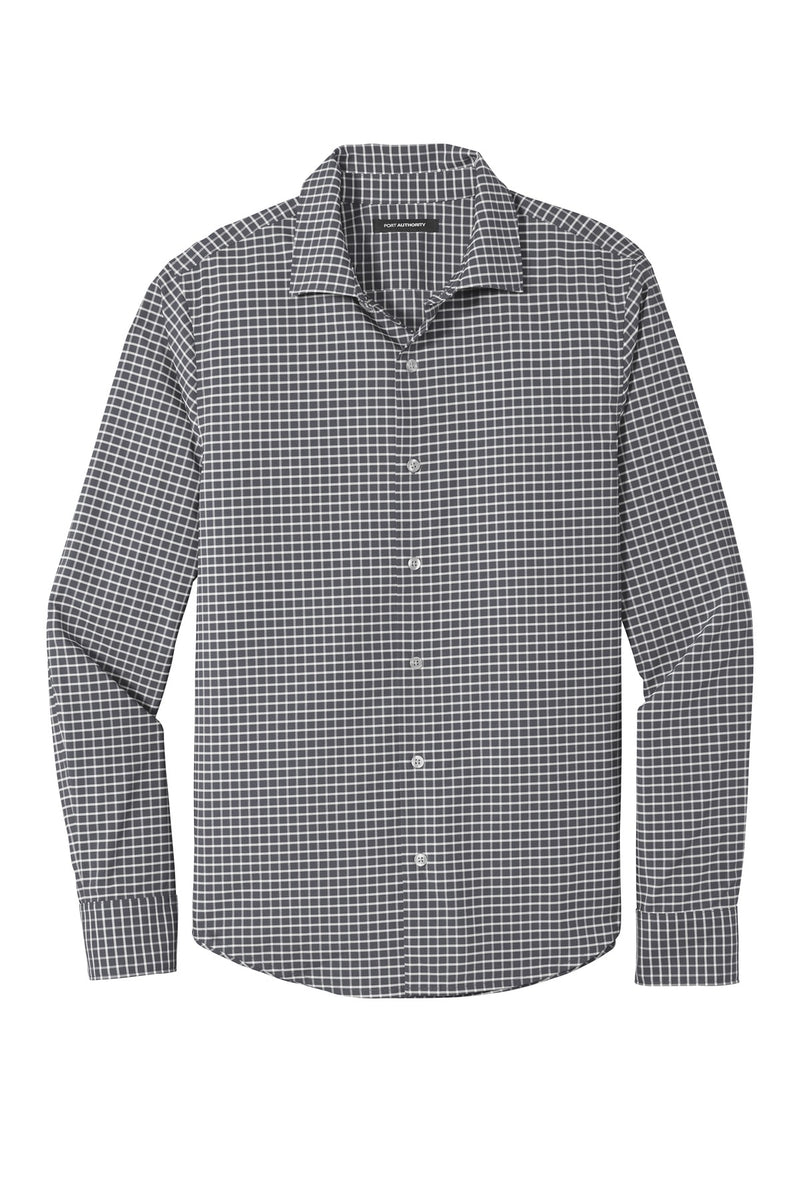 Port Authority  City Stretch Shirt - Graphite/ White
