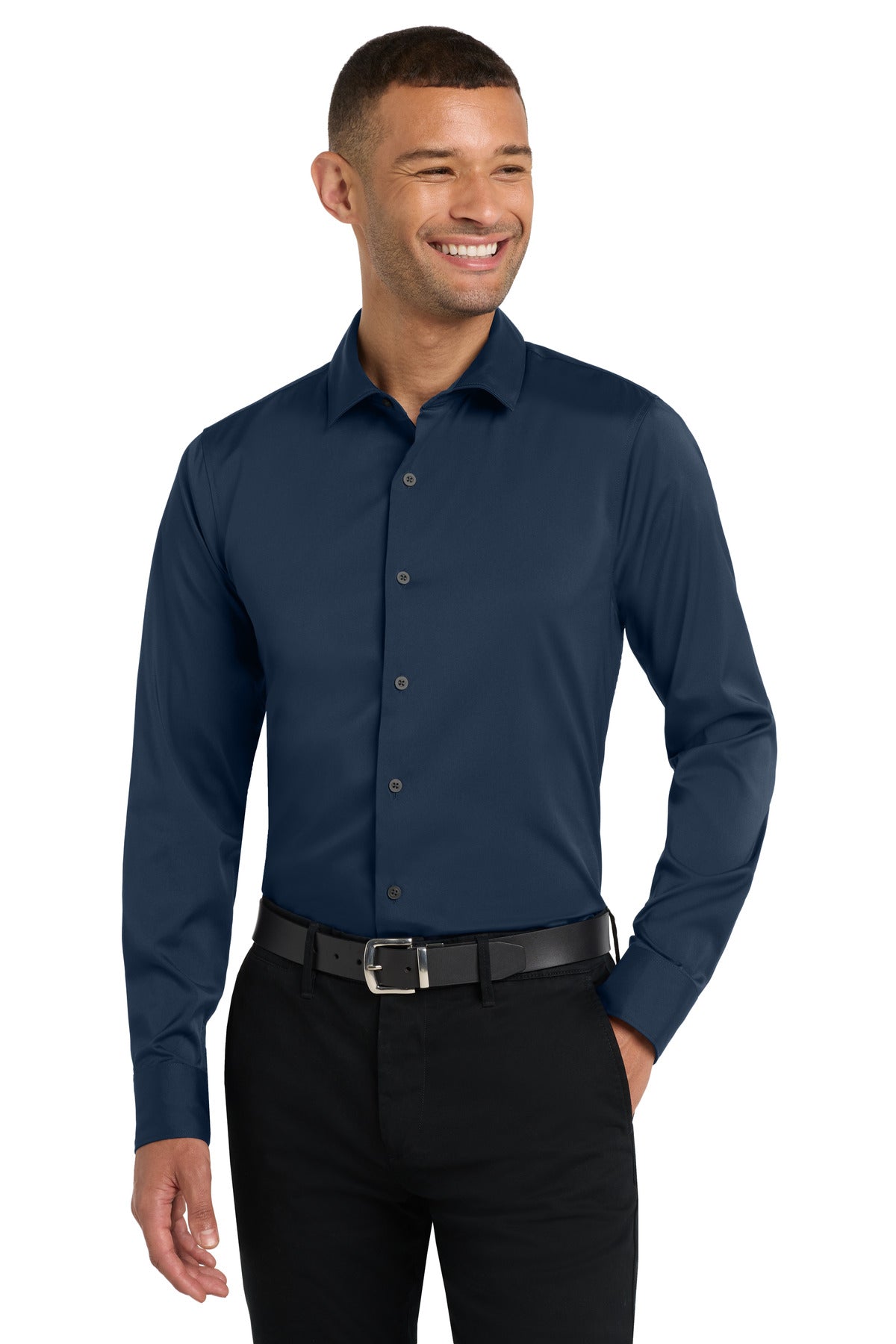 Port Authority  City Stretch Shirt - River Blue Navy