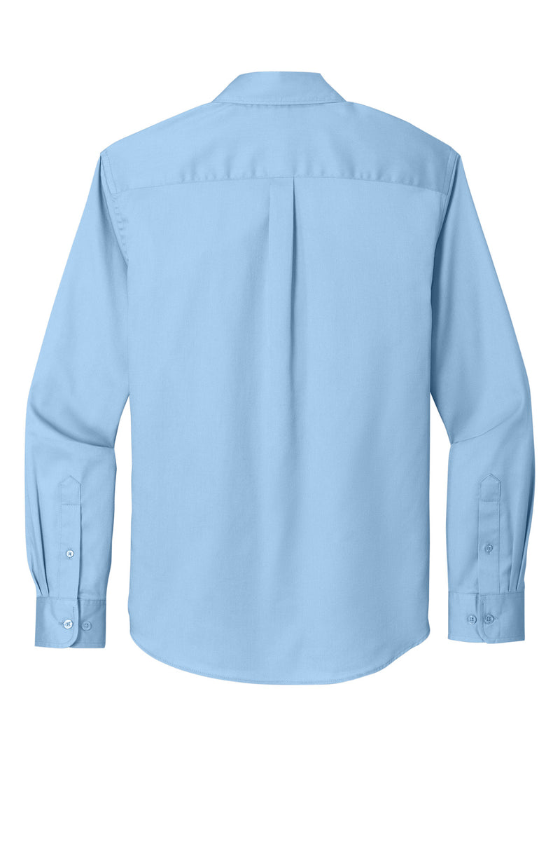 Port Authority Long Sleeve SuperPro React Twill Shirt - Cloud Blue