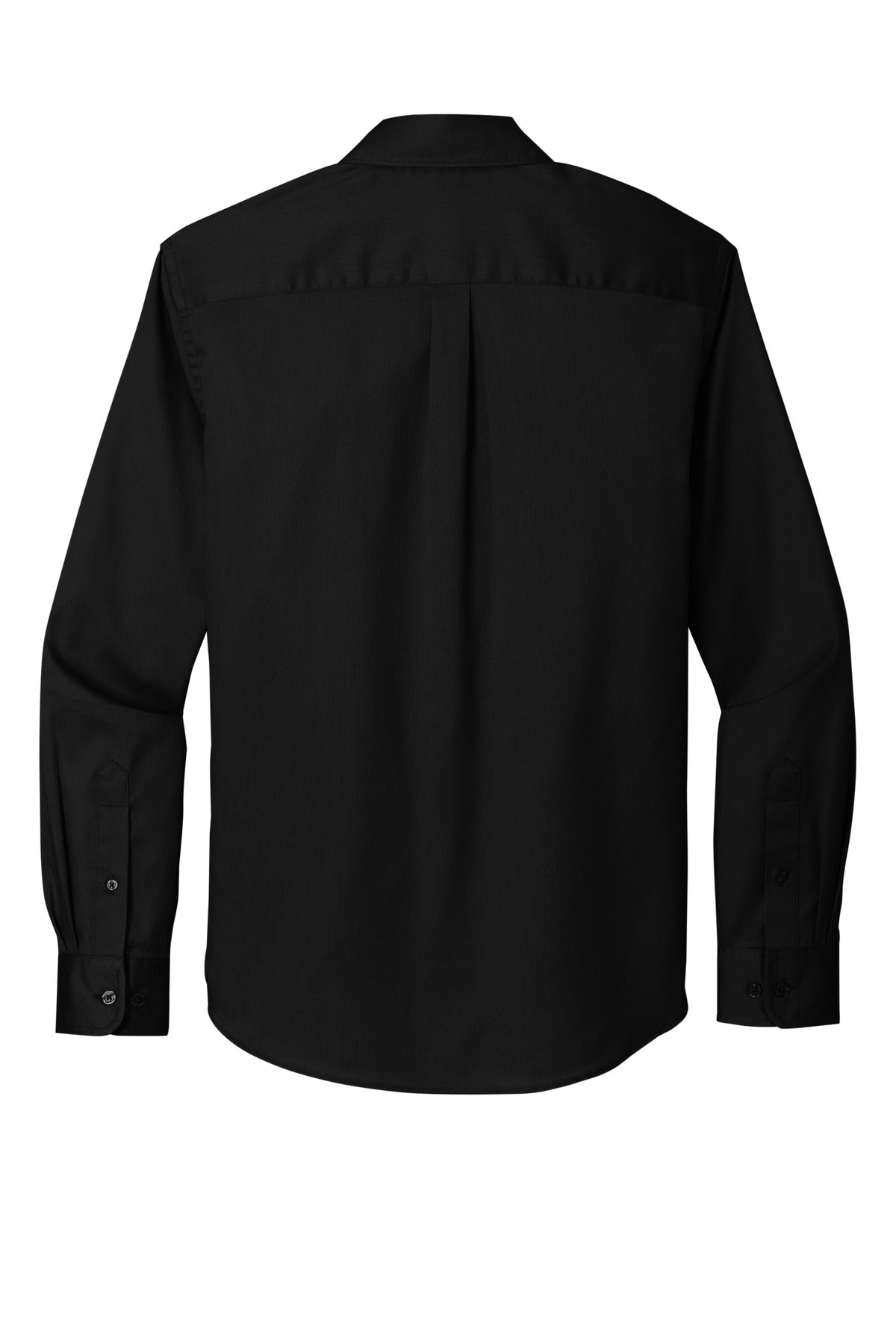 Port Authority Long Sleeve SuperPro React Twill Shirt - Deep Black