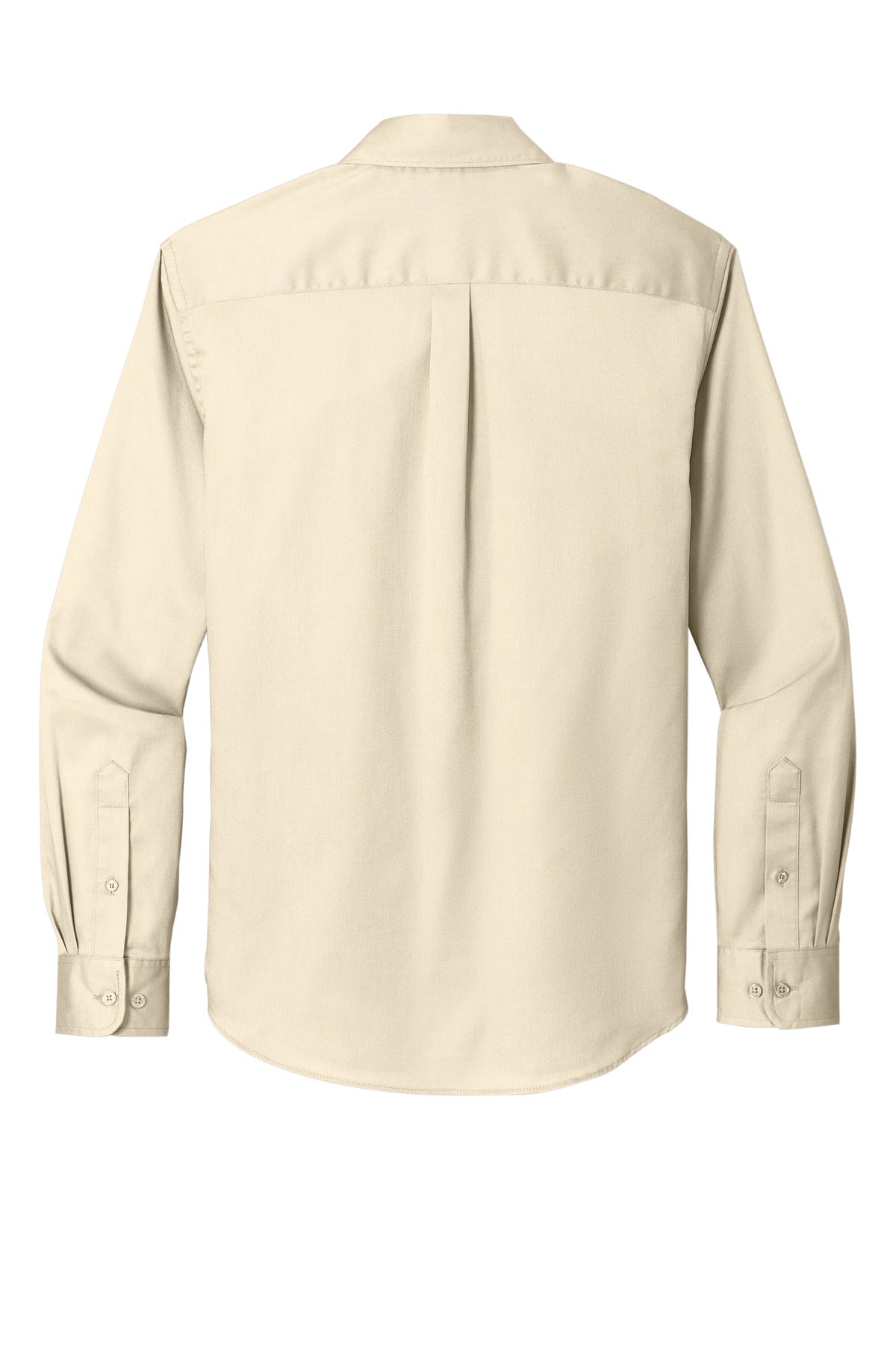 Port Authority Long Sleeve SuperPro React Twill Shirt - Ecru