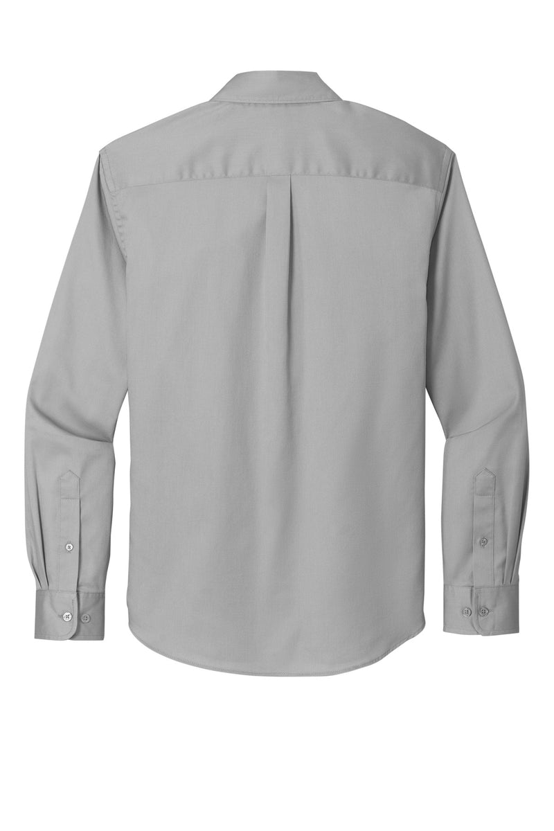 Port Authority Long Sleeve SuperPro React Twill Shirt - Gusty Grey