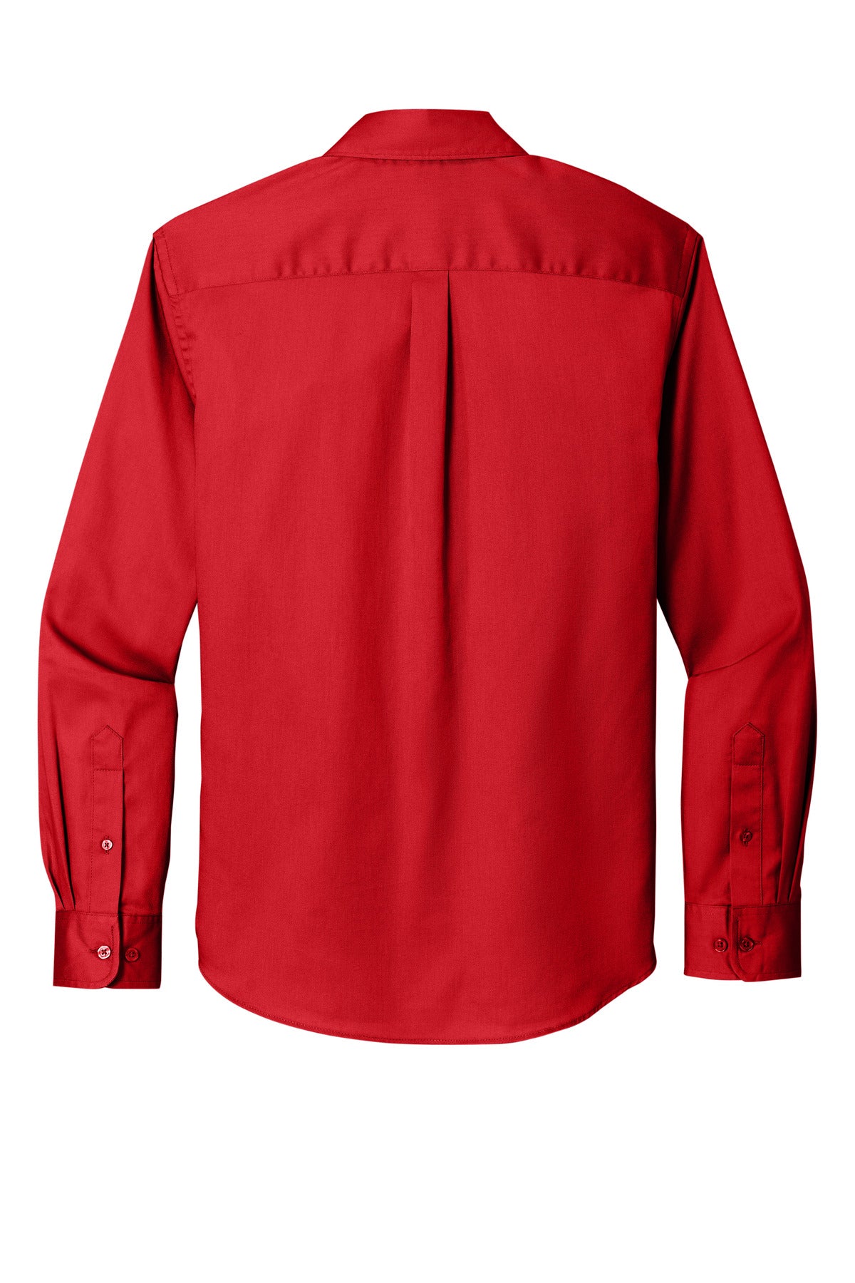 Port Authority Long Sleeve SuperPro React Twill Shirt - Rich Red