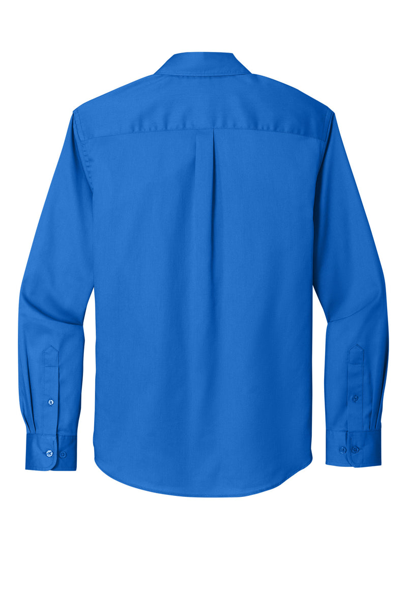 Port Authority Long Sleeve SuperPro React Twill Shirt - Strong Blue
