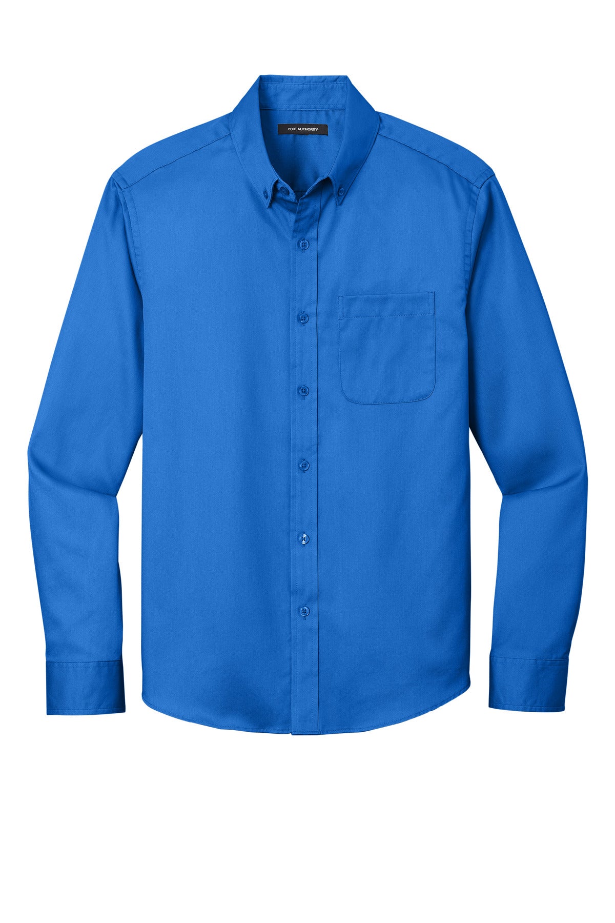 Port Authority Long Sleeve SuperPro React Twill Shirt - Strong Blue