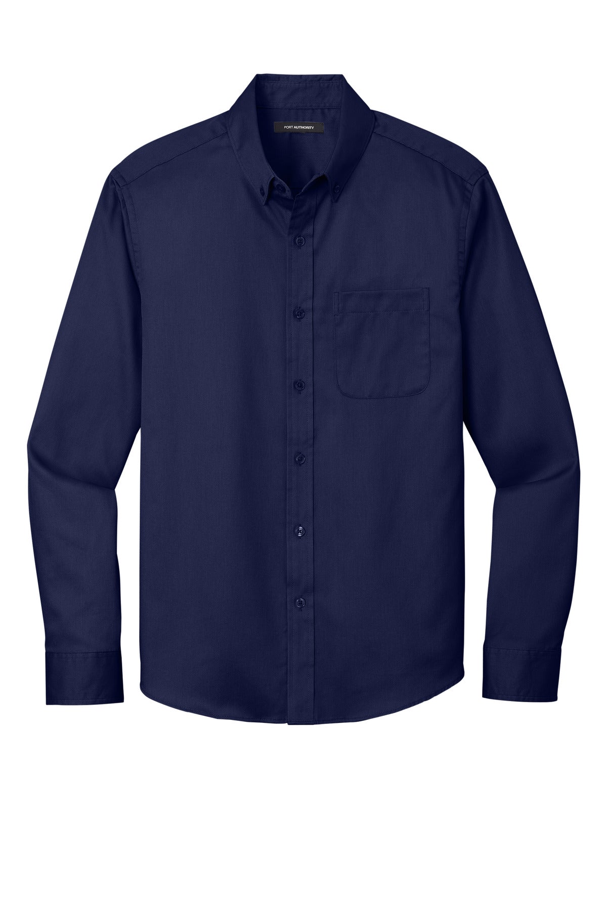 Port Authority Long Sleeve SuperPro React Twill Shirt - True Navy