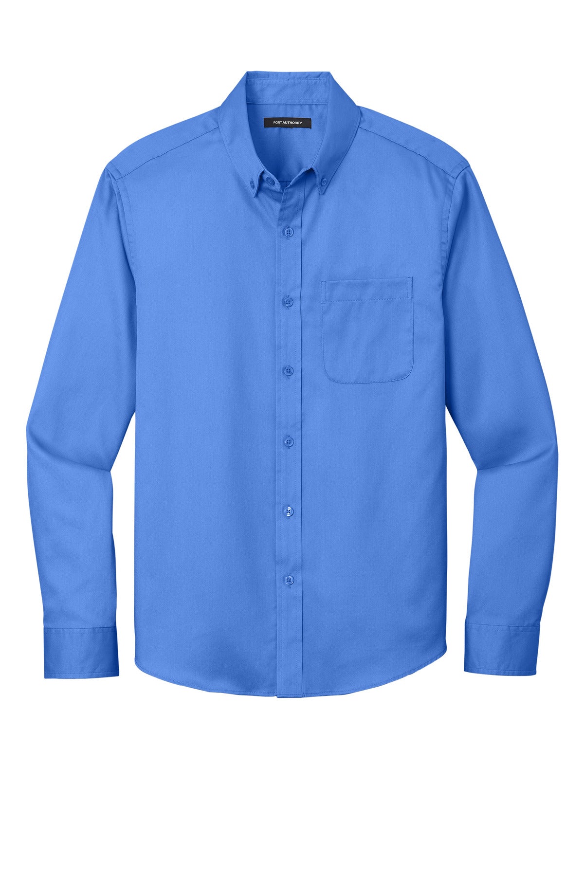 Port Authority Long Sleeve SuperPro React Twill Shirt - Ultramarine Blue