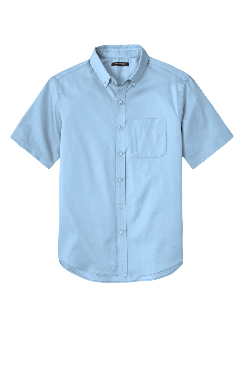 Port Authority Short Sleeve SuperPro React Twill Shirt - Cloud Blue