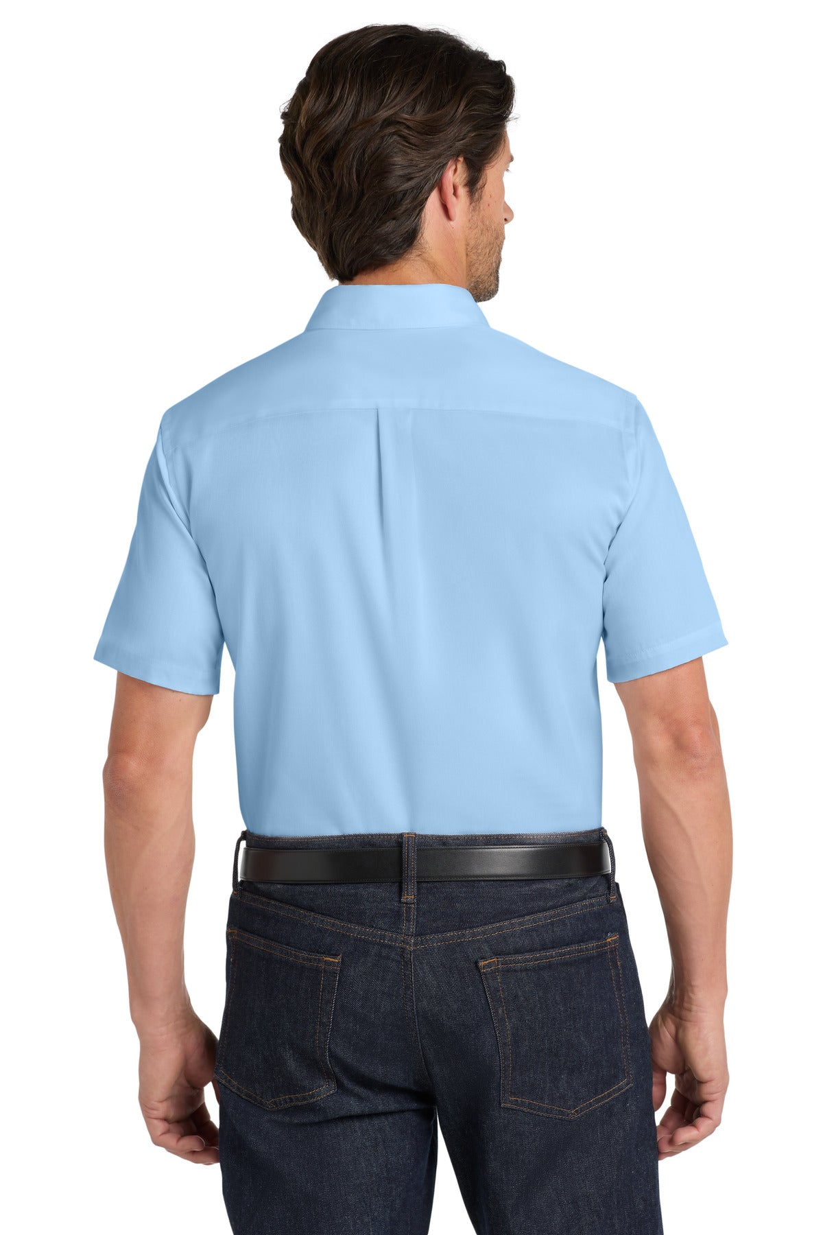 Port Authority Short Sleeve SuperPro React Twill Shirt - Cloud Blue