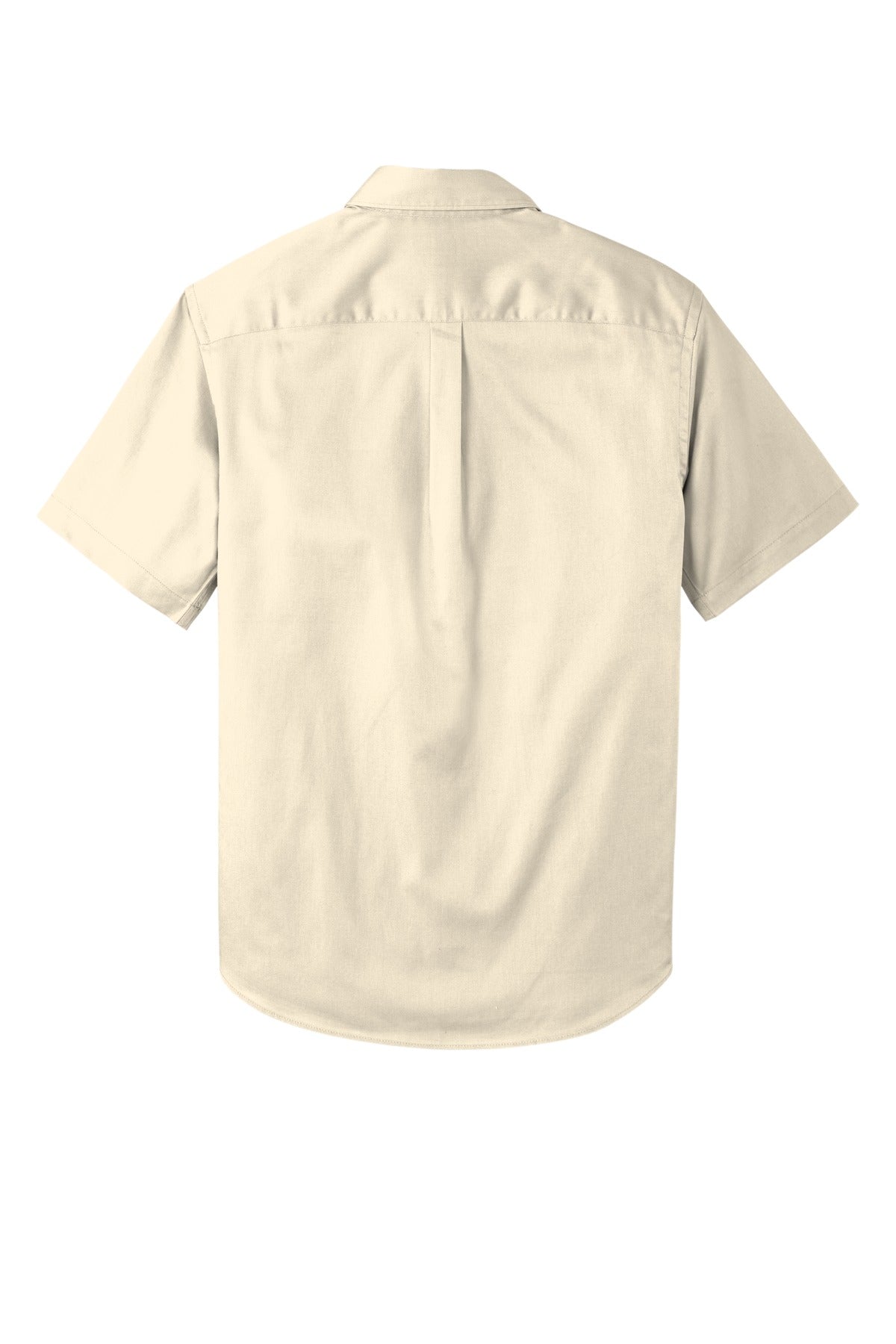 Port Authority Short Sleeve SuperPro React Twill Shirt - Ecru