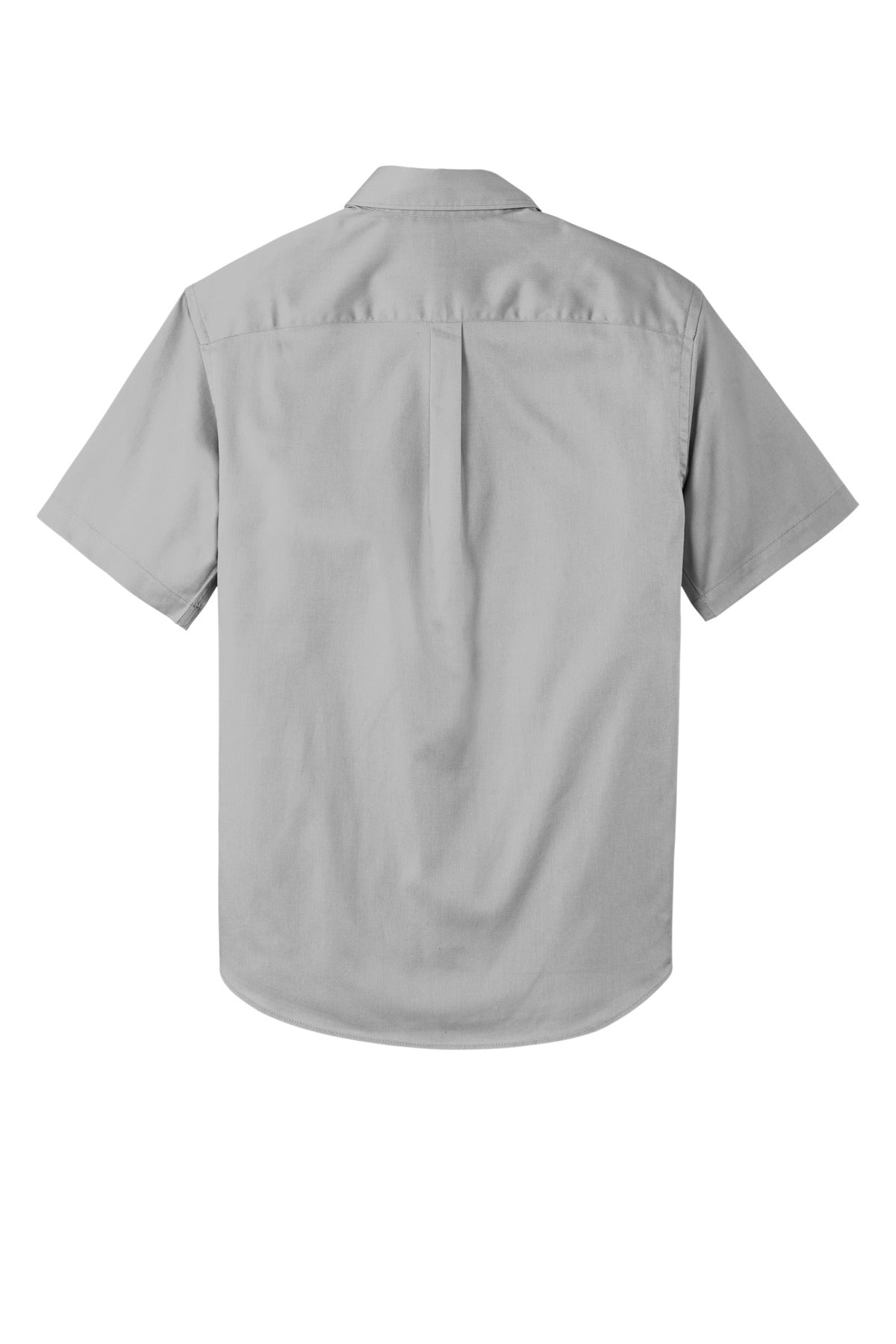 Port Authority Short Sleeve SuperPro React Twill Shirt - Gusty Grey
