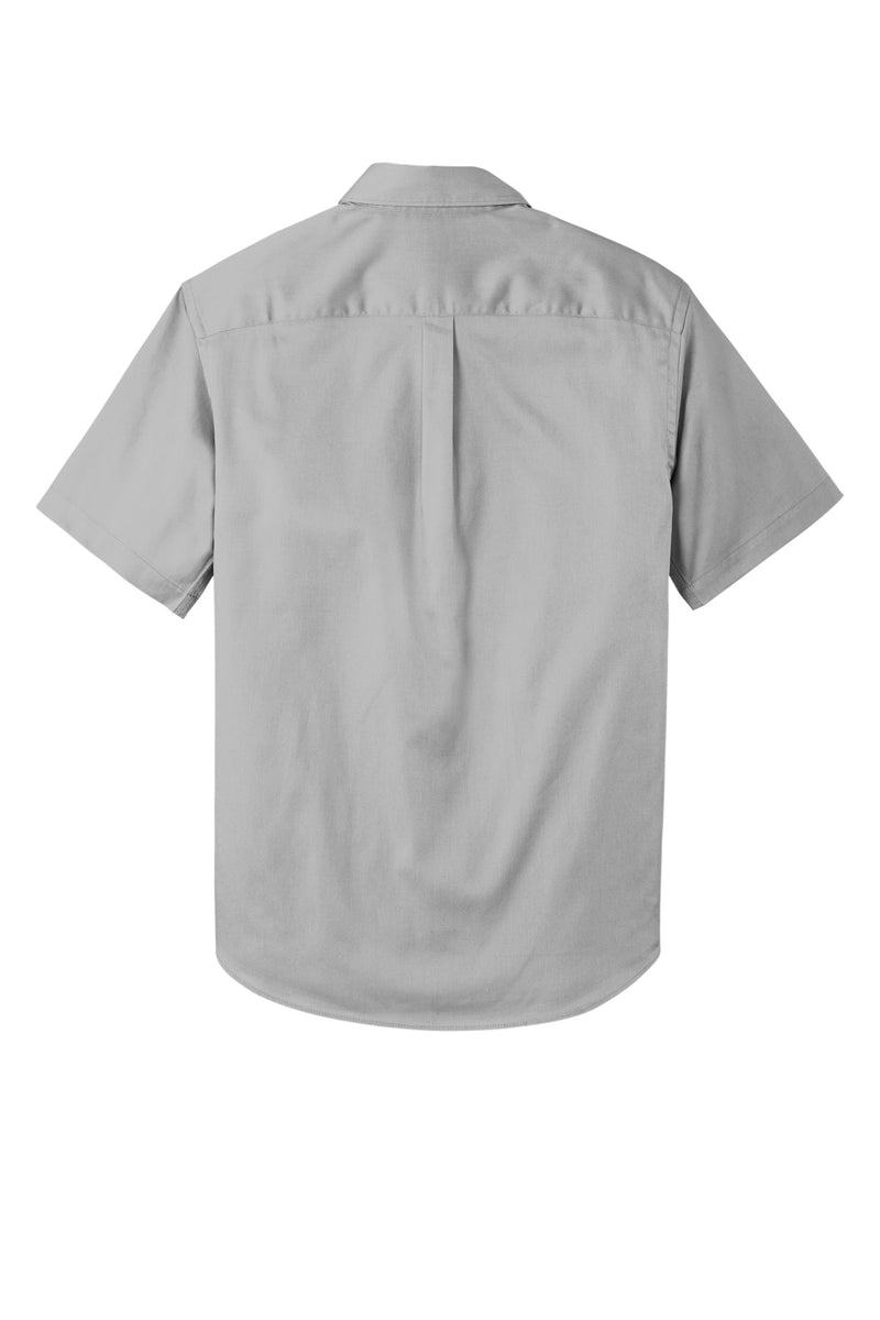 Port Authority Short Sleeve SuperPro React Twill Shirt - Gusty Grey
