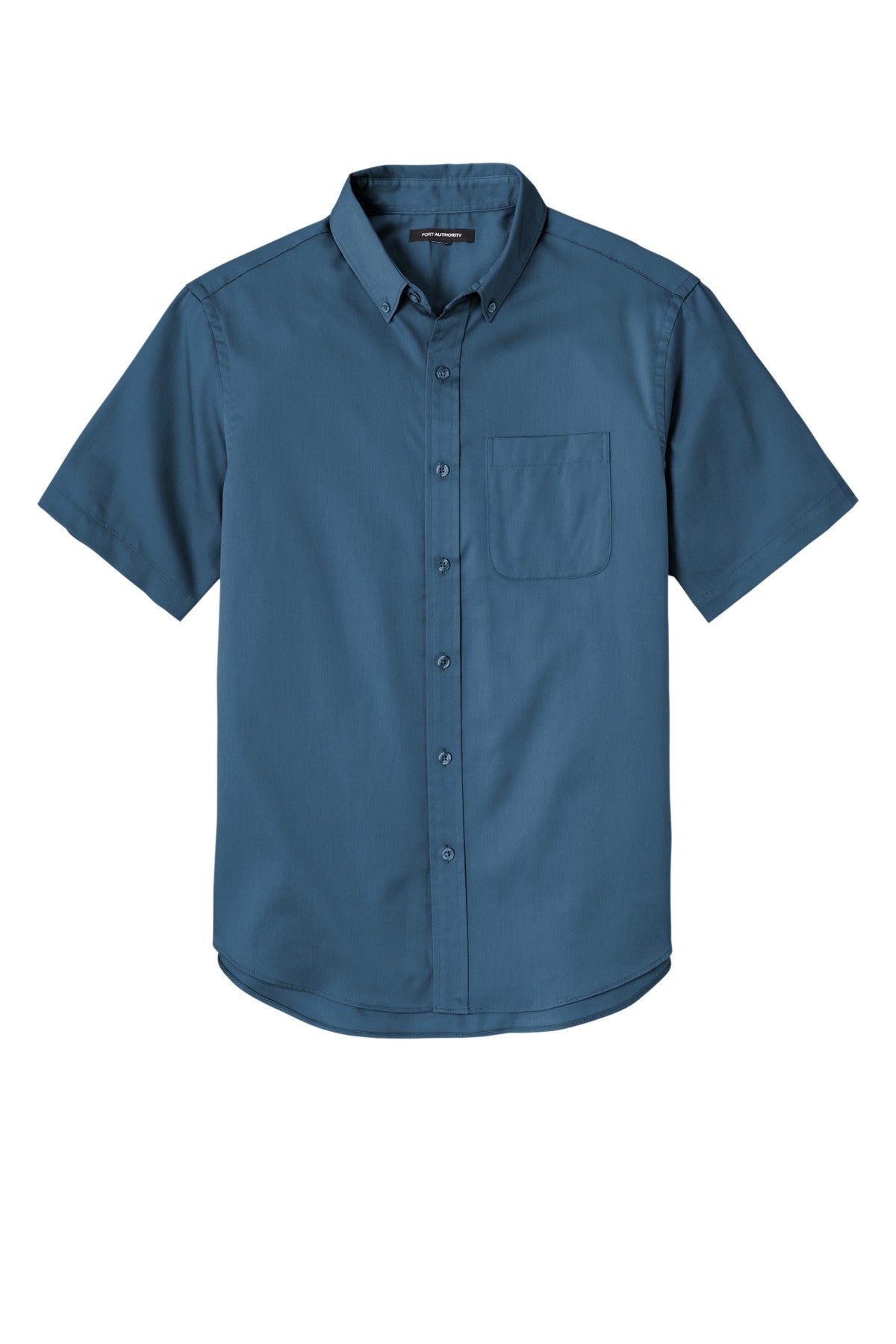 Port Authority Short Sleeve SuperPro React Twill Shirt - Regatta Blue