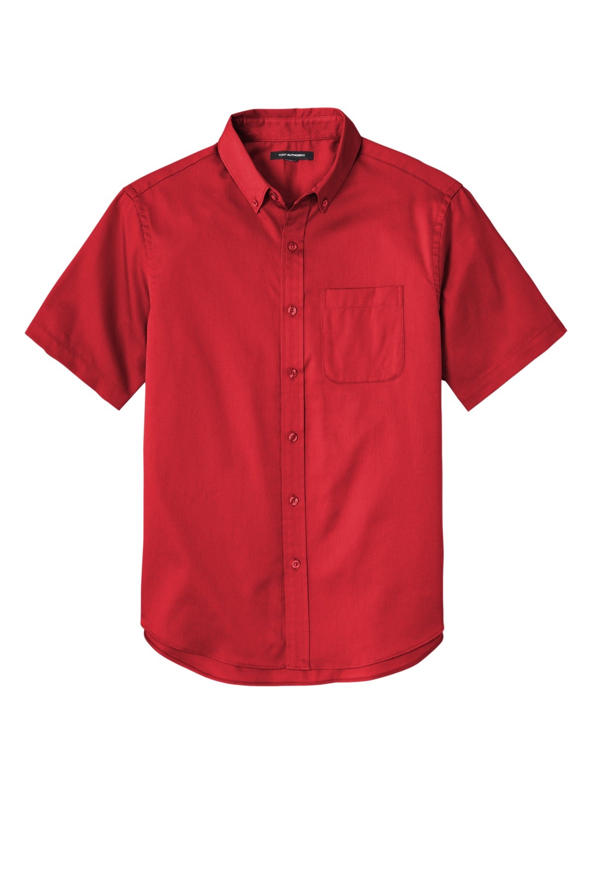 Port Authority Short Sleeve SuperPro React Twill Shirt - Rich Red