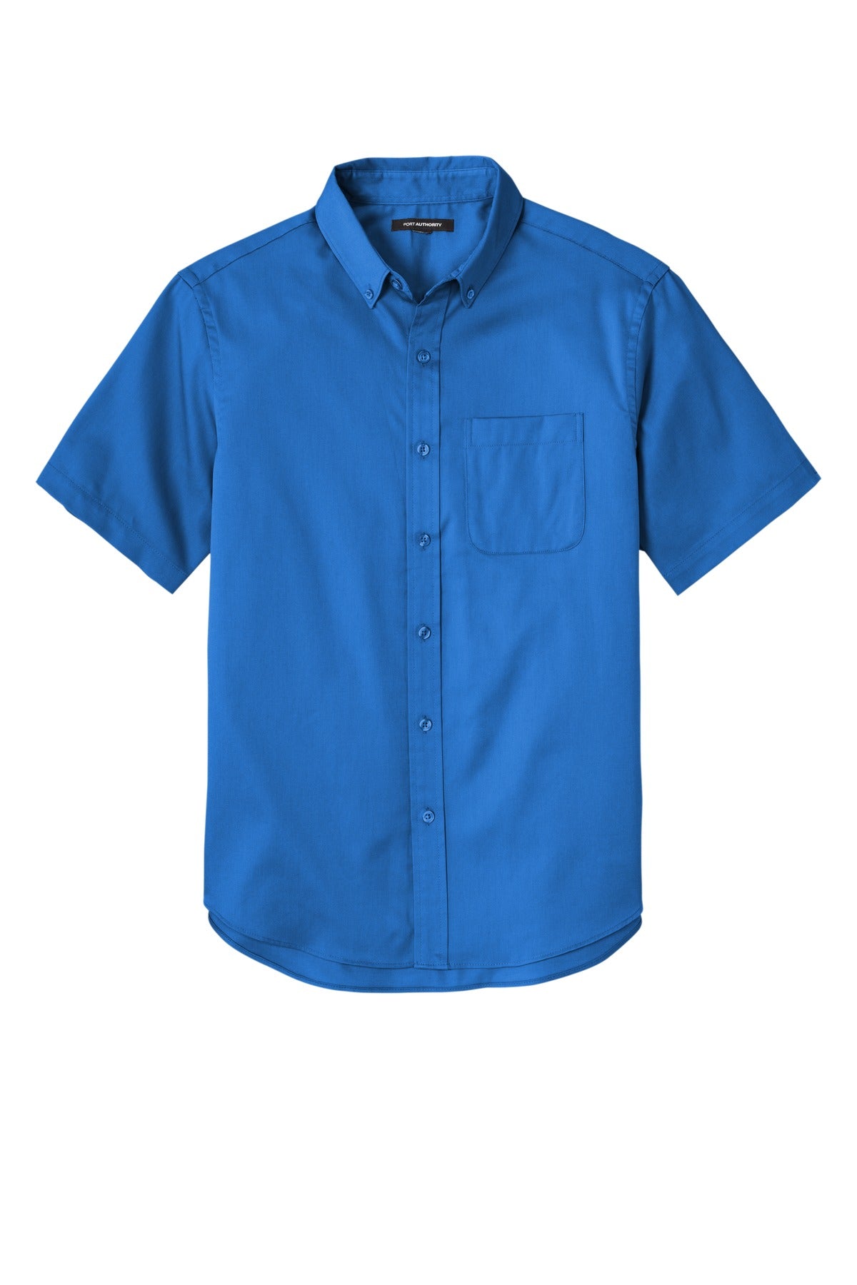 Port Authority Short Sleeve SuperPro React Twill Shirt - Strong Blue