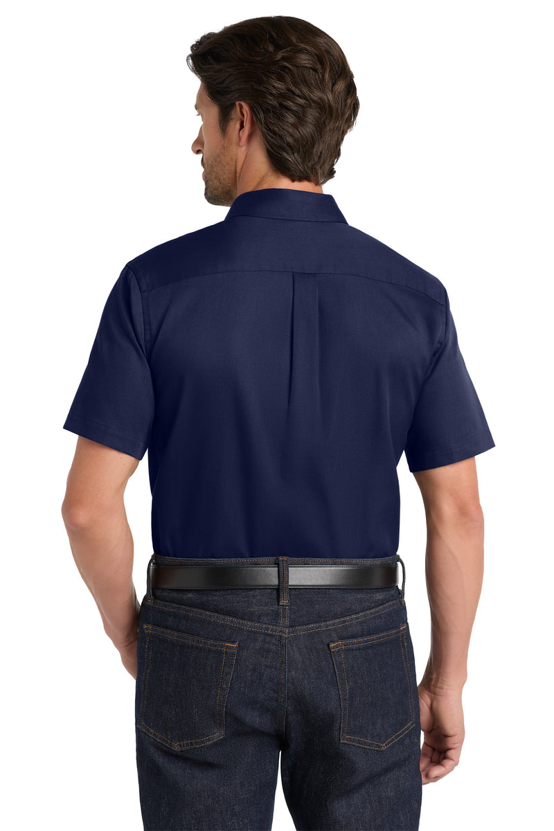 Port Authority Short Sleeve SuperPro React Twill Shirt - True Navy