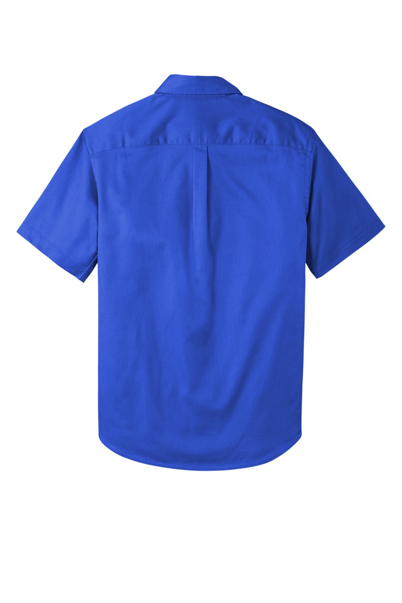 Port Authority Short Sleeve SuperPro React Twill Shirt - True Royal