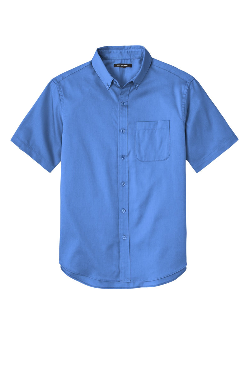 Port Authority Short Sleeve SuperPro React Twill Shirt - Ultramarine Blue