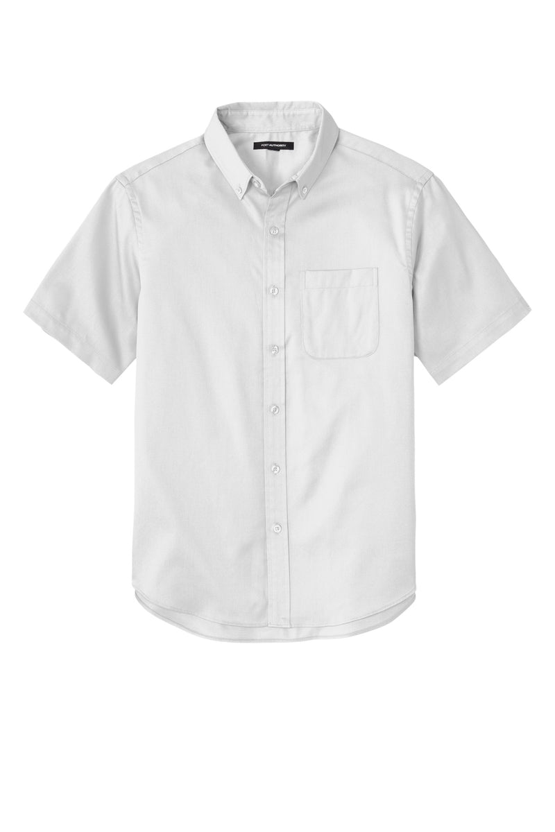 Port Authority Short Sleeve SuperPro React Twill Shirt - White