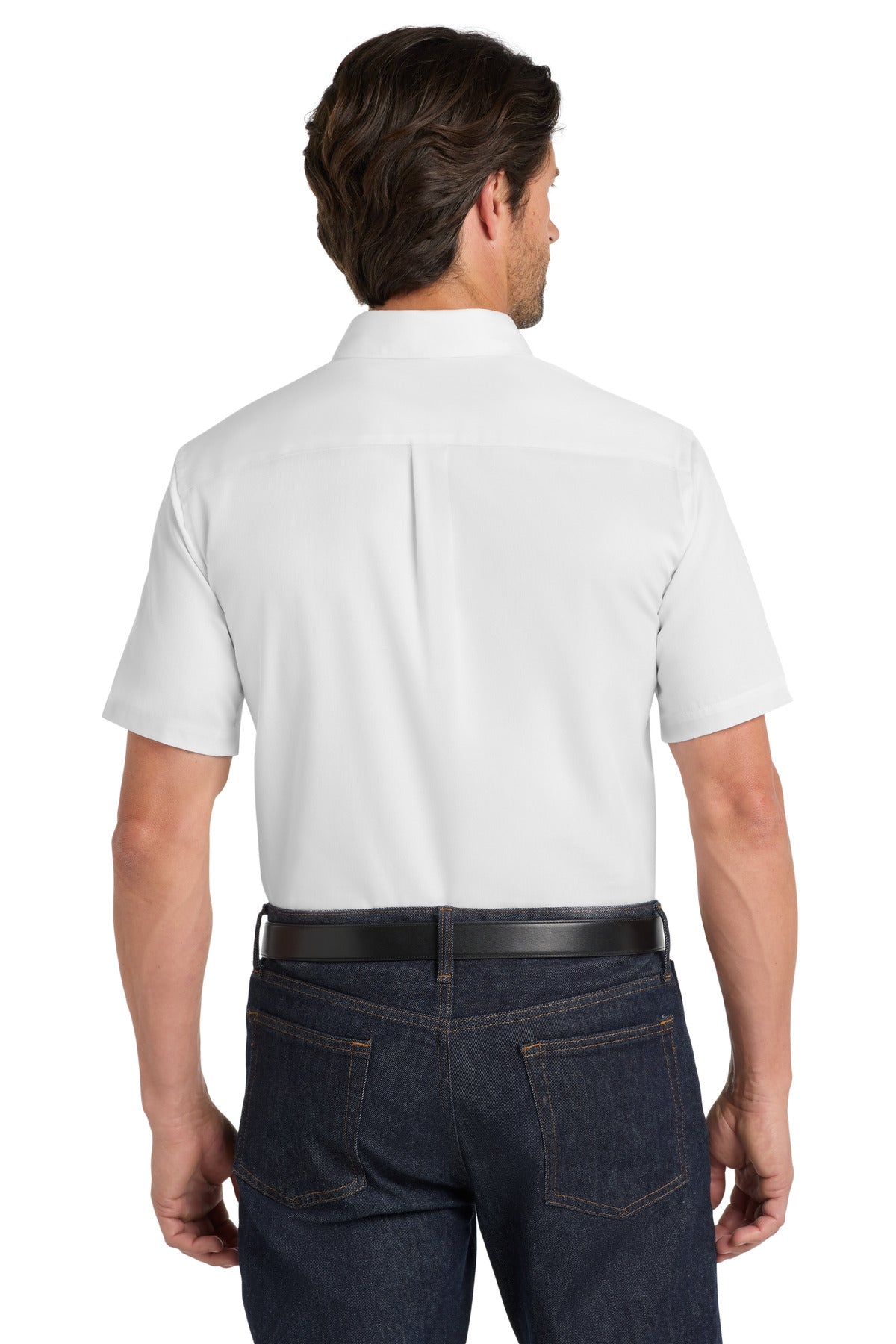 Port Authority Short Sleeve SuperPro React Twill Shirt - White
