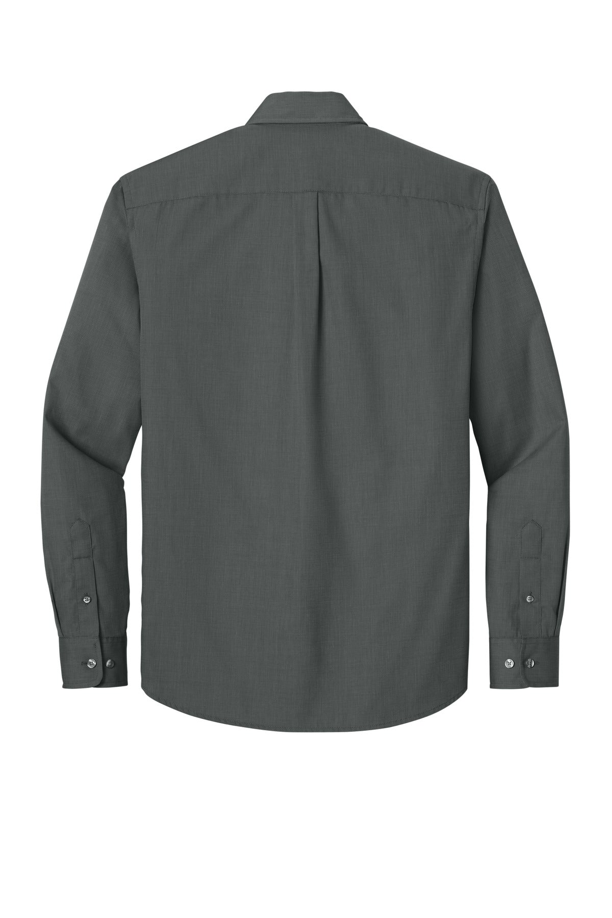Port Authority Long Sleeve Nailhead Easy Care Shirt - Deep Black