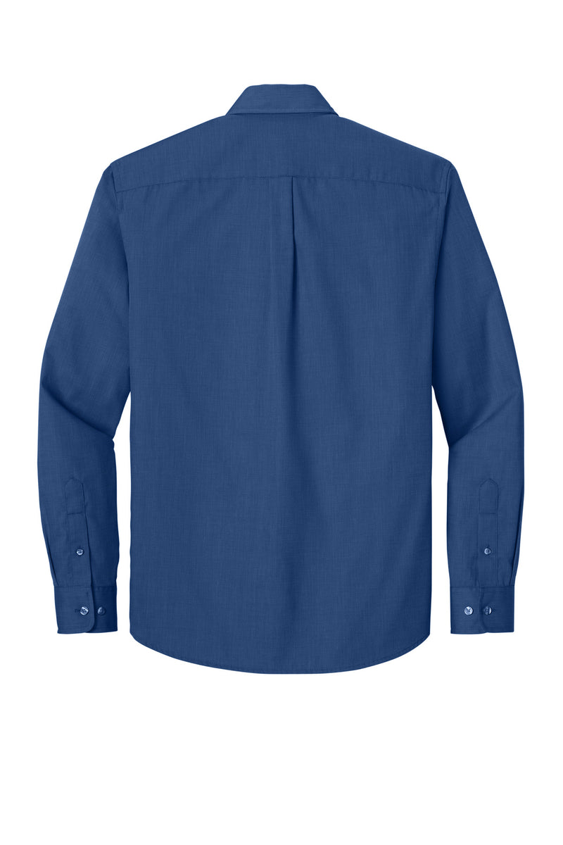 Port Authority Long Sleeve Nailhead Easy Care Shirt - Mediterranean Blue