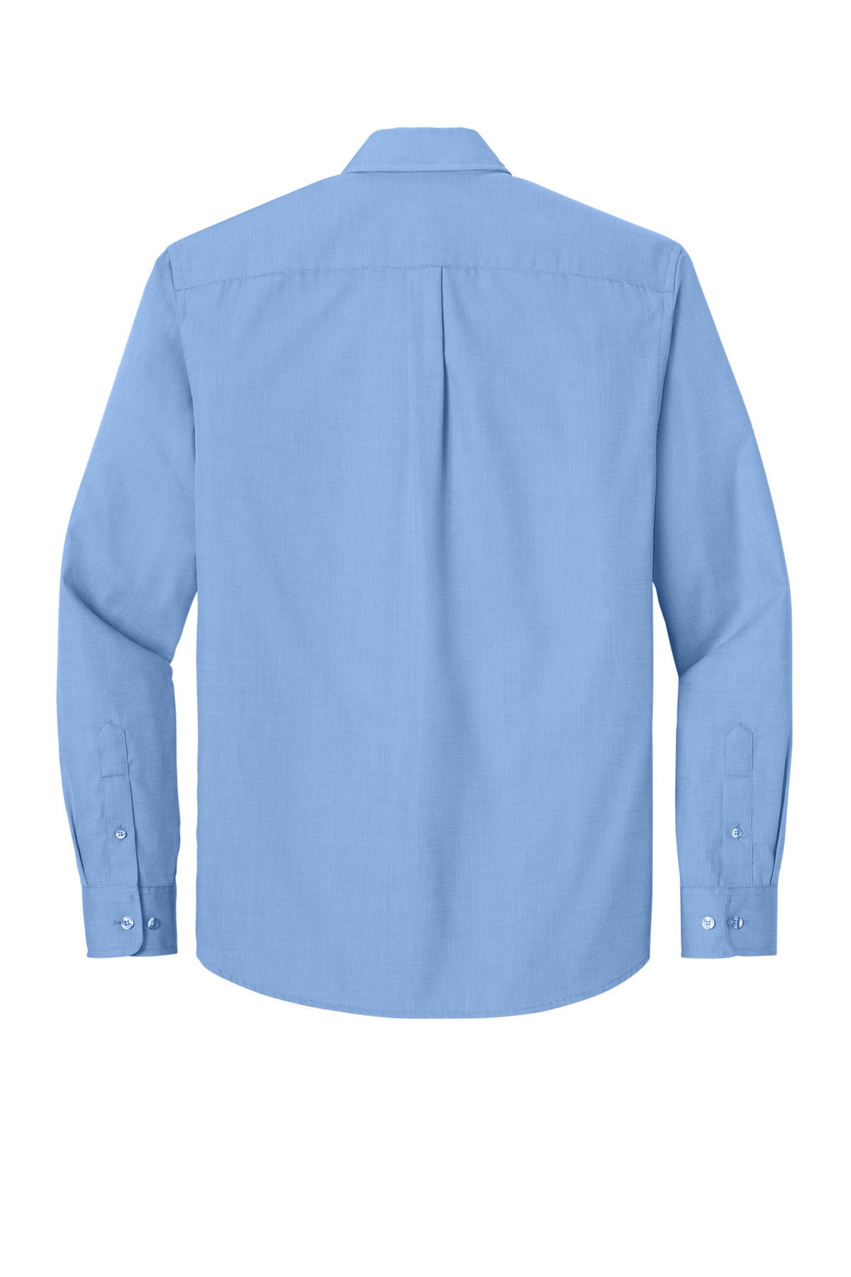 Port Authority Long Sleeve Nailhead Easy Care Shirt - Swiss Blue