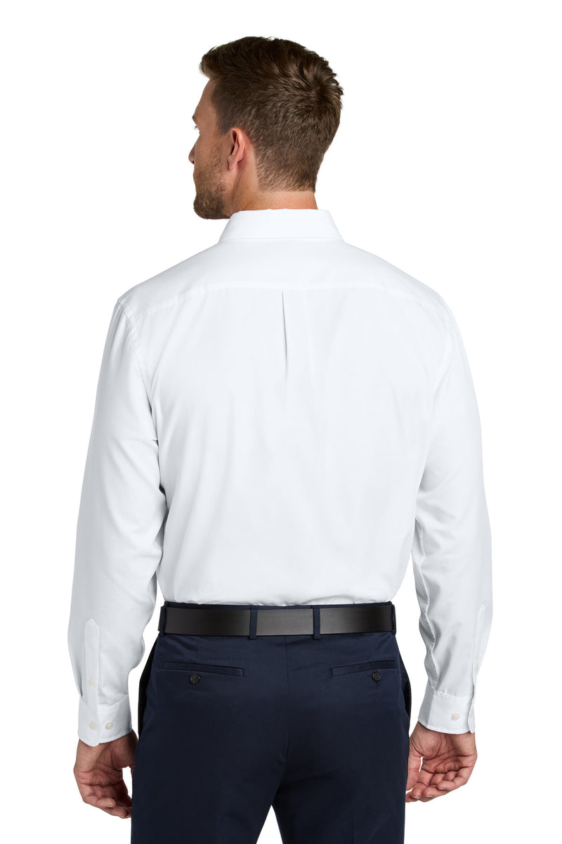 Port Authority Long Sleeve Nailhead Easy Care Shirt - White