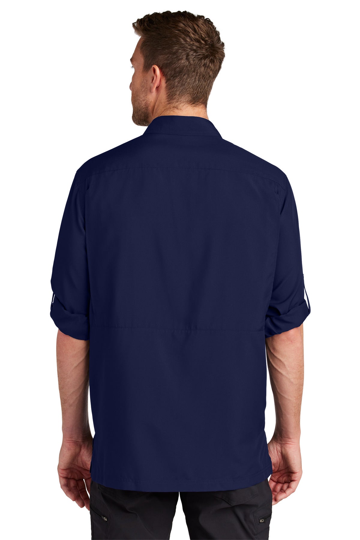 Port Authority Long Sleeve UV Daybreak Shirt - True Navy