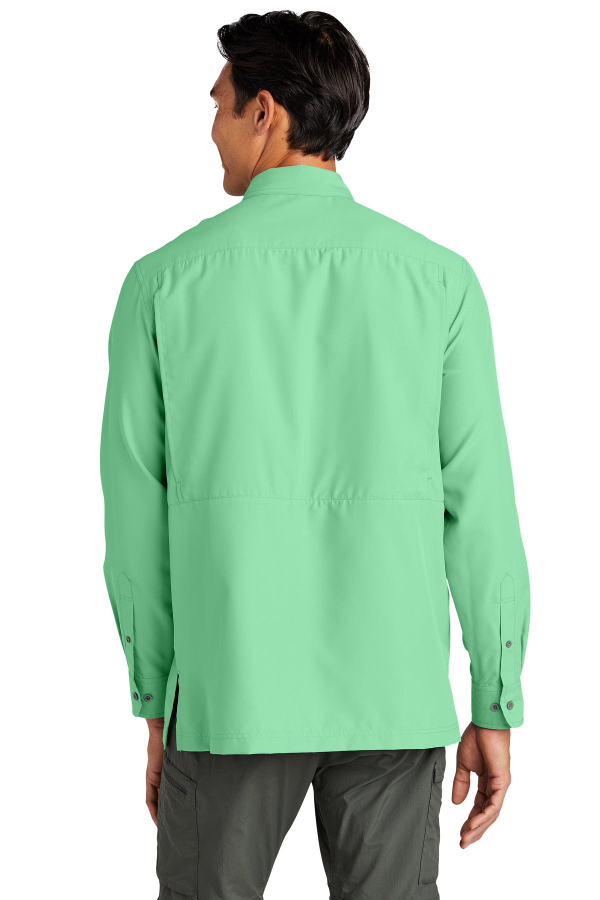 Port Authority Long Sleeve UV Daybreak Shirt - Bright Seafoam