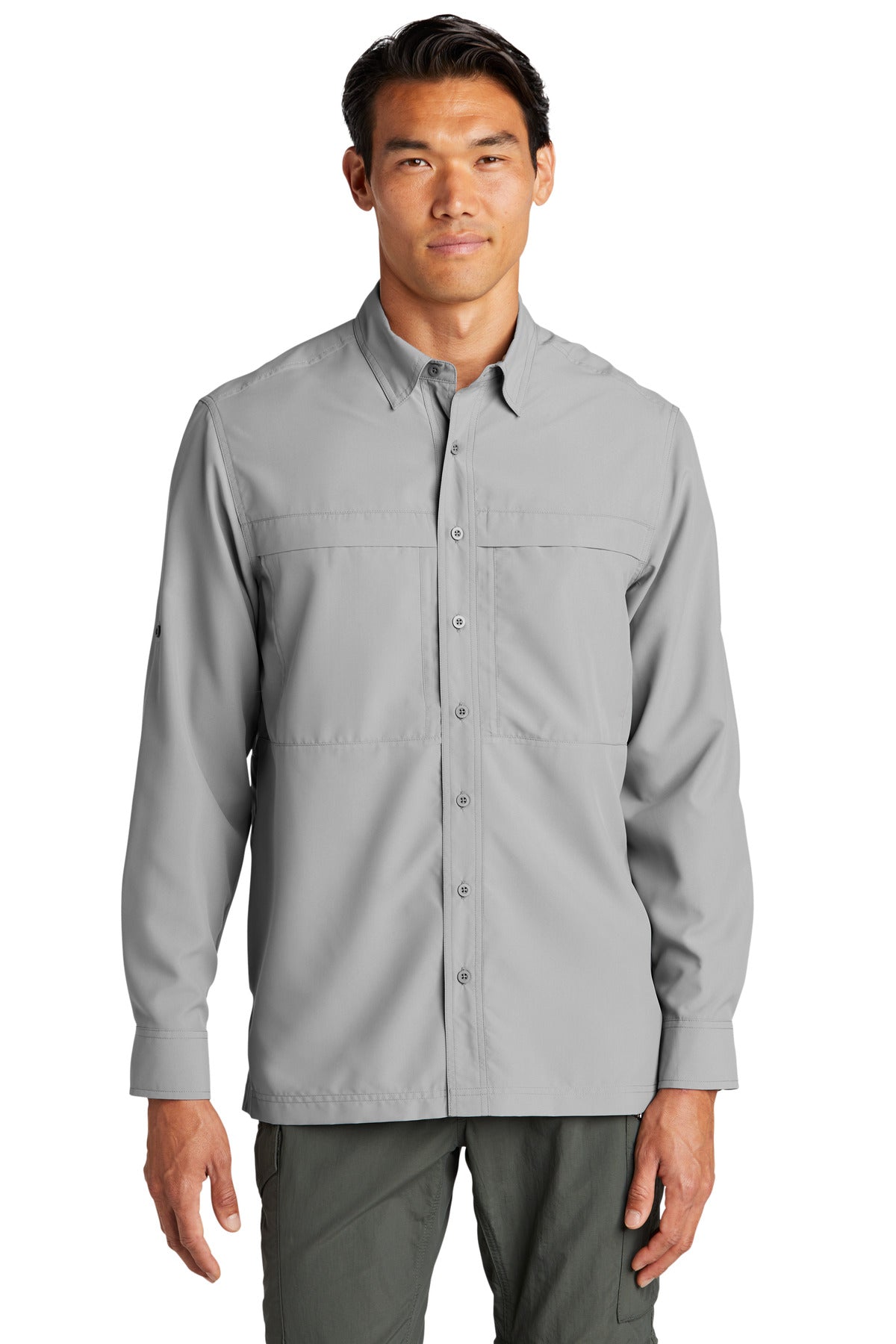 Port Authority Long Sleeve UV Daybreak Shirt - Gusty Grey