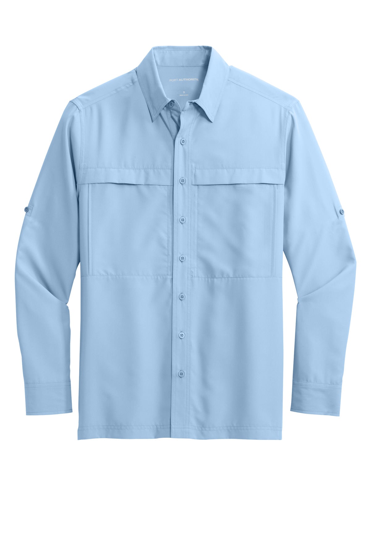 Port Authority Long Sleeve UV Daybreak Shirt - Light Blue