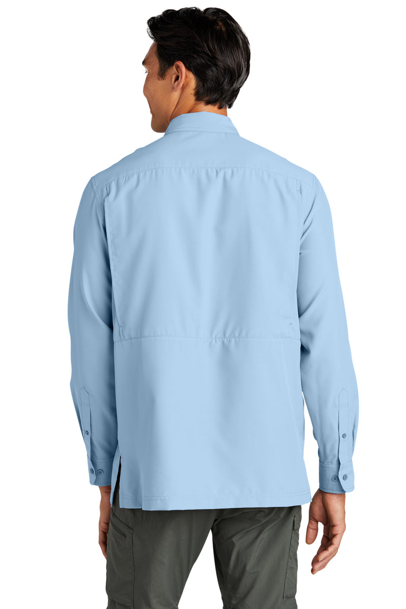 Port Authority Long Sleeve UV Daybreak Shirt - Light Blue