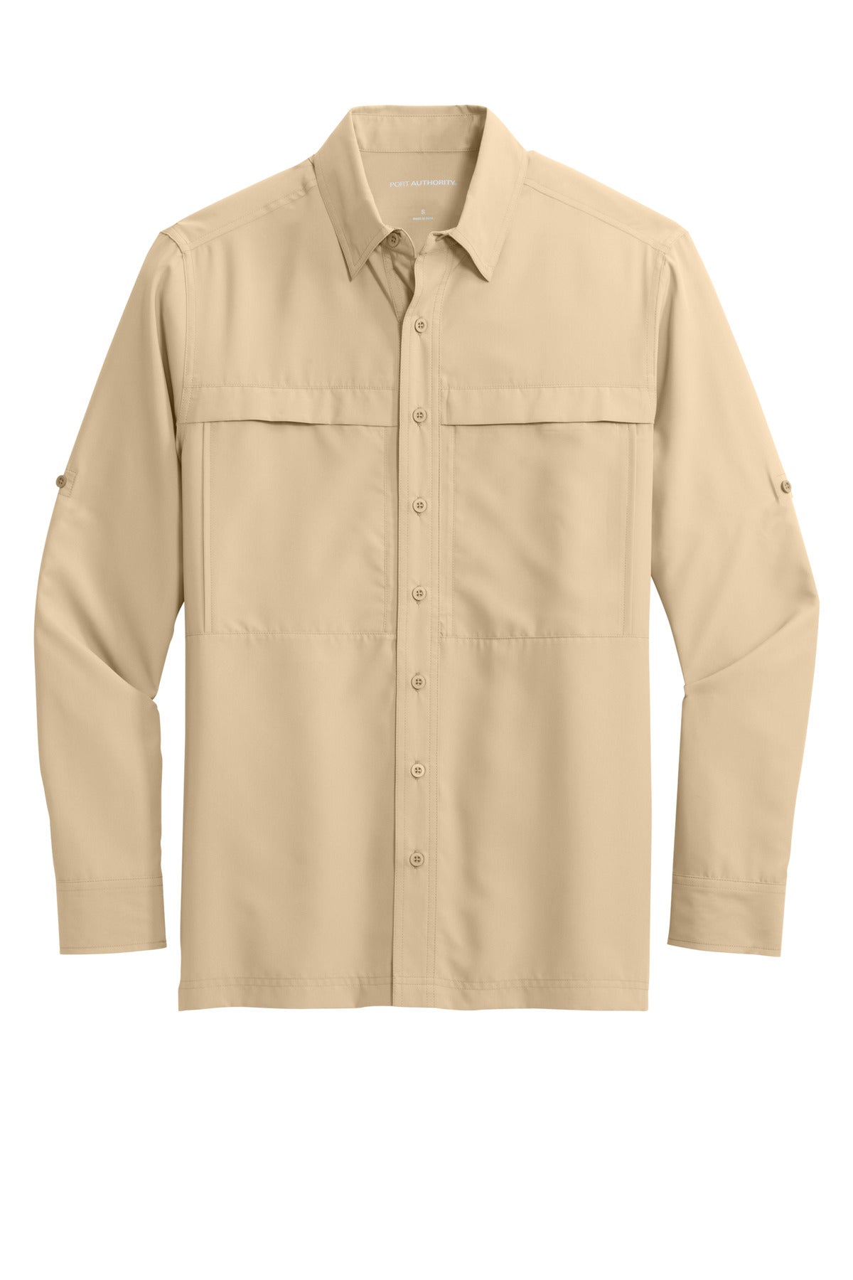 Port Authority Long Sleeve UV Daybreak Shirt - Oat