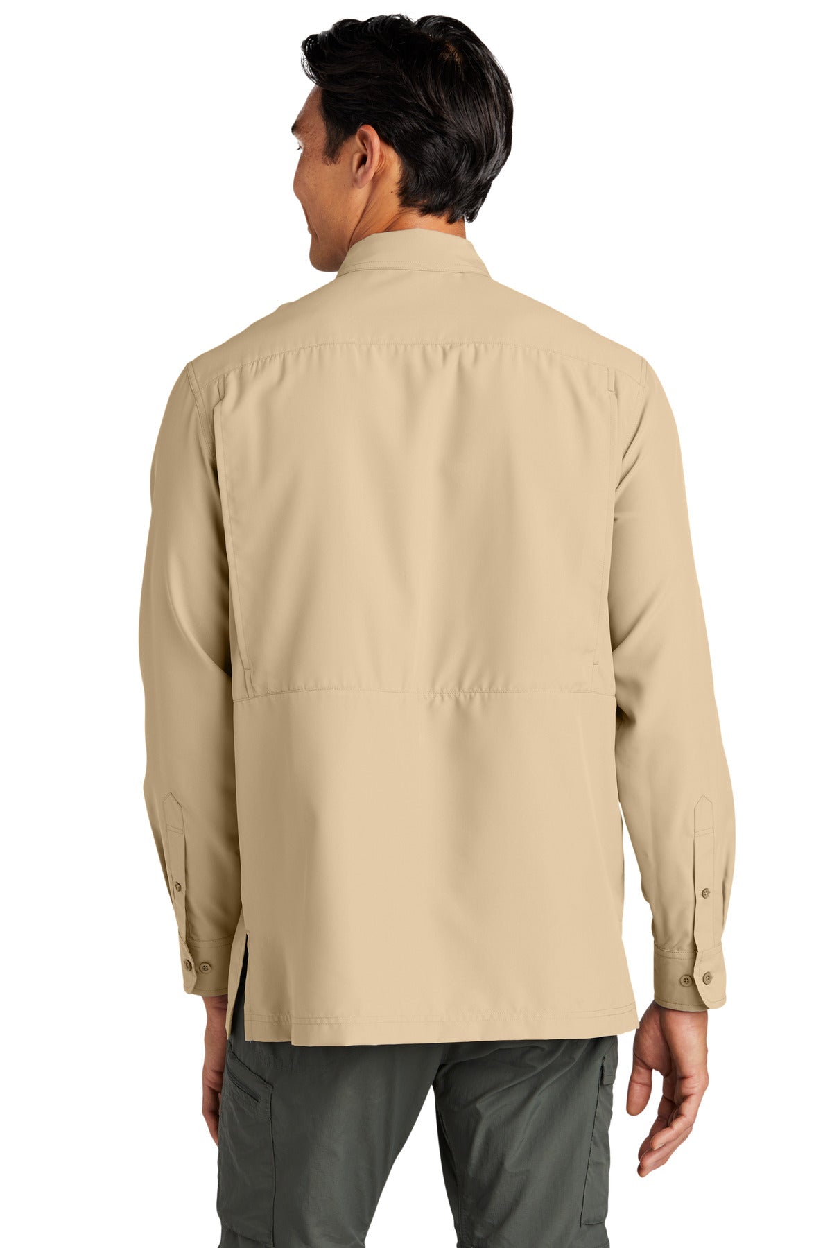 Port Authority Long Sleeve UV Daybreak Shirt - Oat