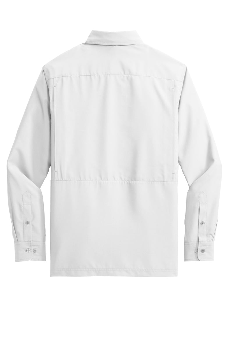 Port Authority Long Sleeve UV Daybreak Shirt - White
