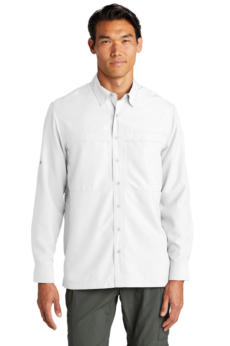 Port Authority Long Sleeve UV Daybreak Shirt - White