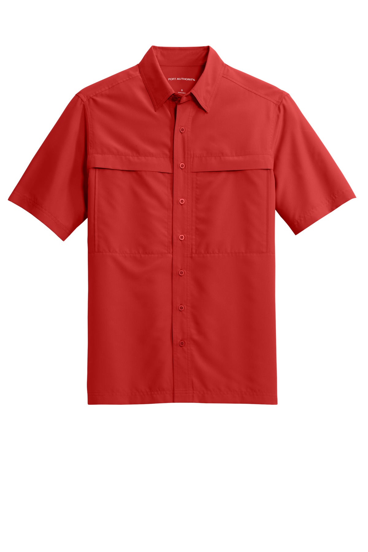 Port Authority Short Sleeve UV Daybreak Shirt - Rich Red