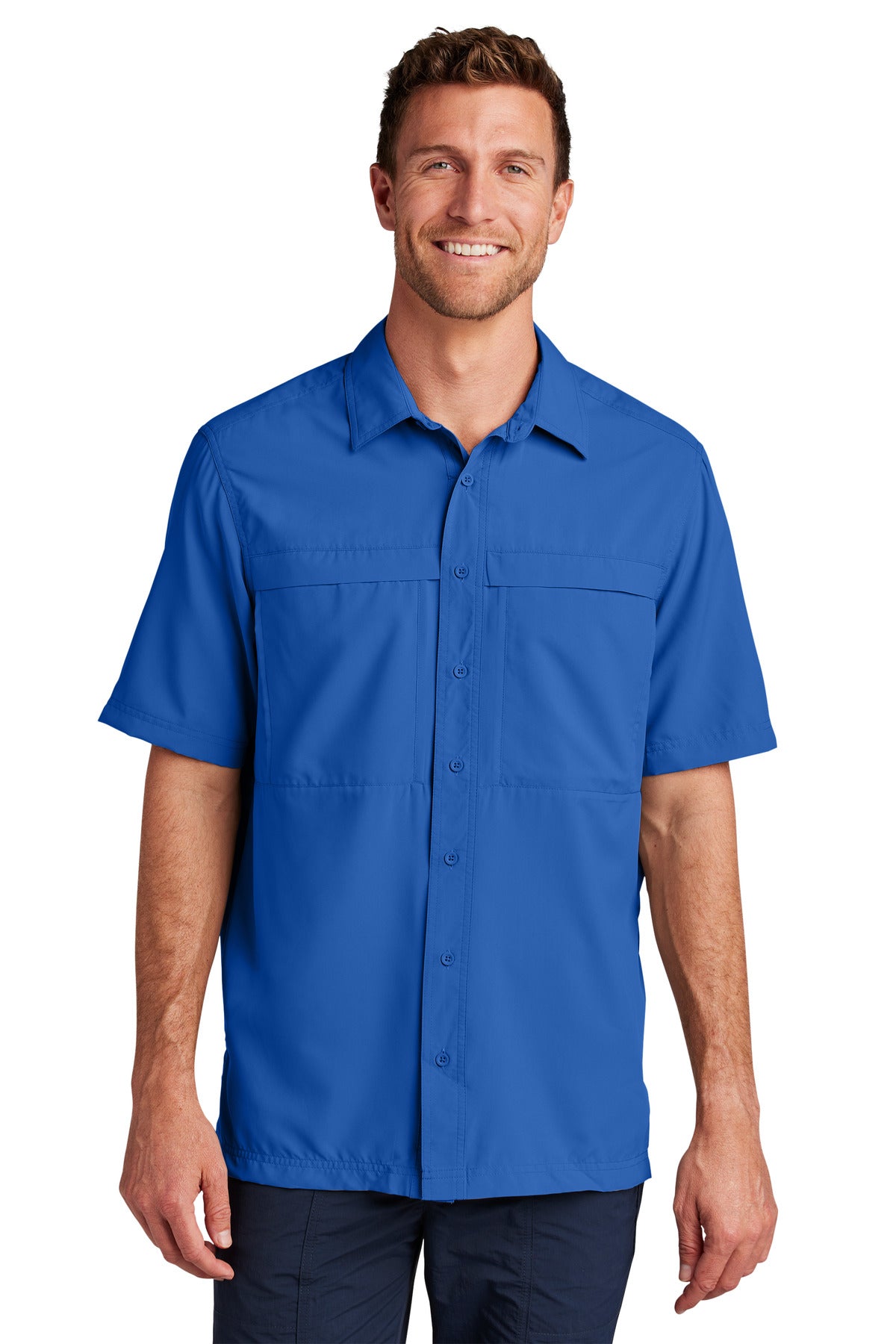 Port Authority Short Sleeve UV Daybreak Shirt - True Royal