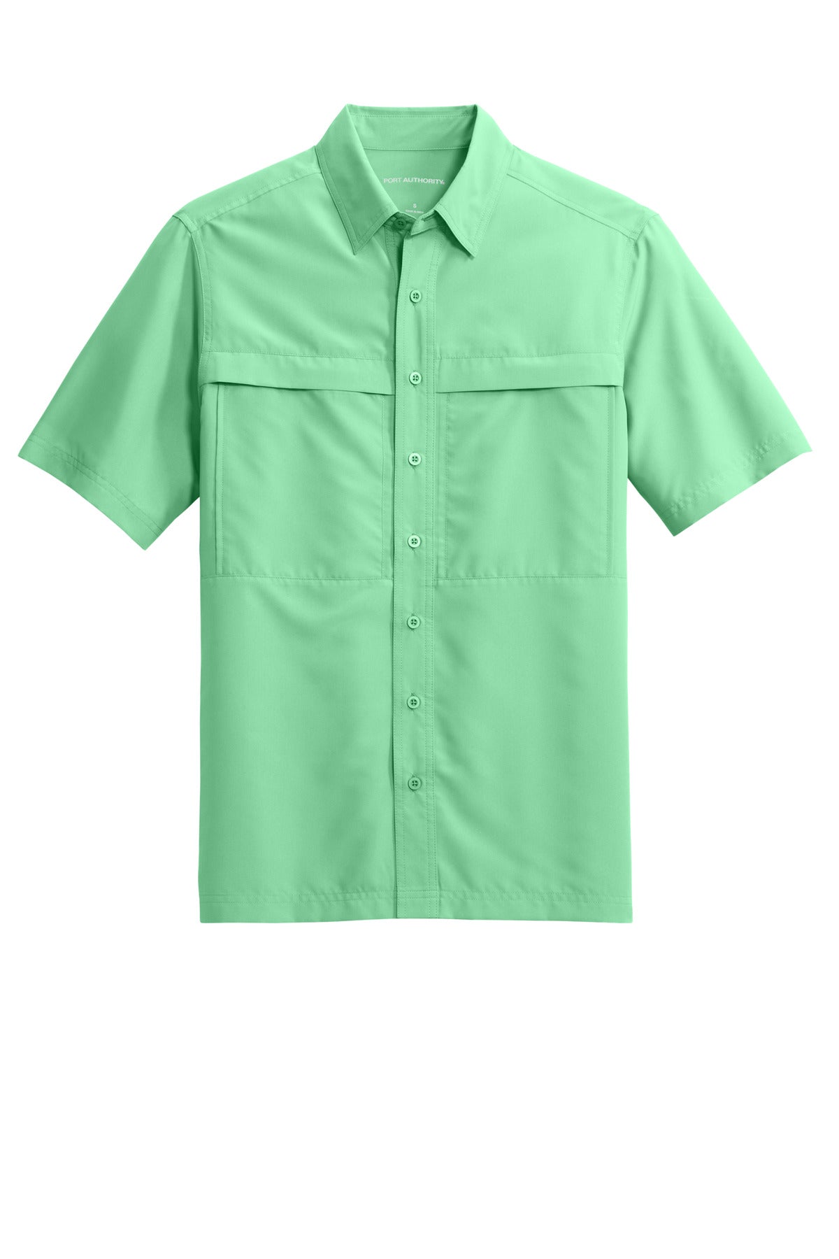 Port Authority Short Sleeve UV Daybreak Shirt - Bright Seafoam