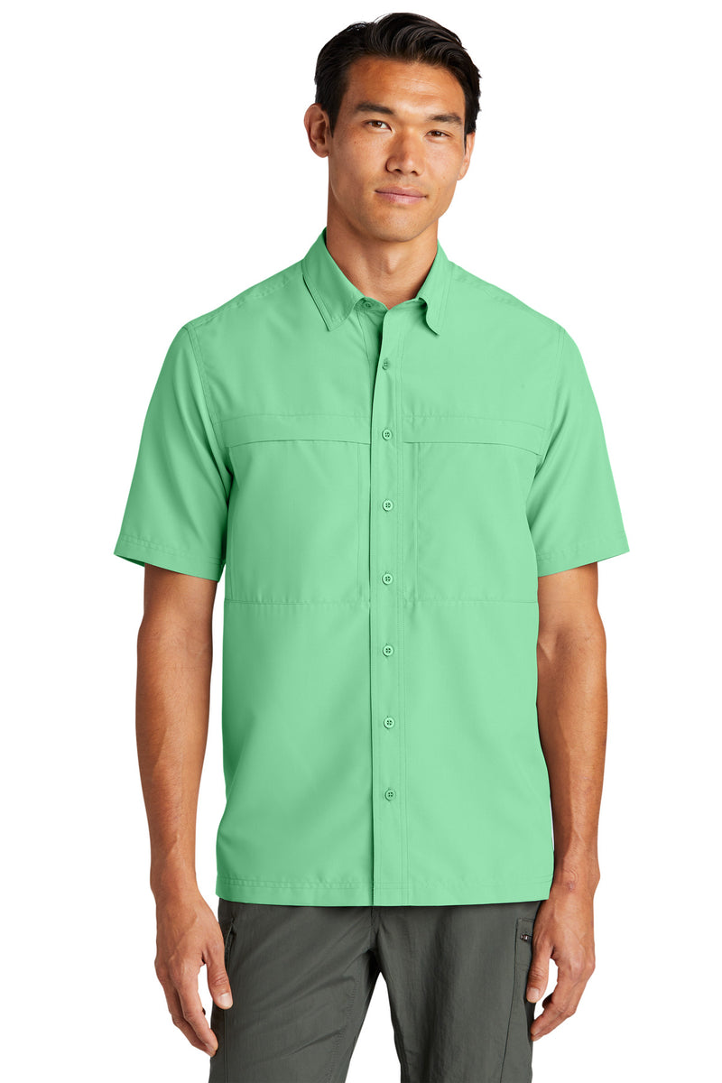 Port Authority Short Sleeve UV Daybreak Shirt - Bright Seafoam