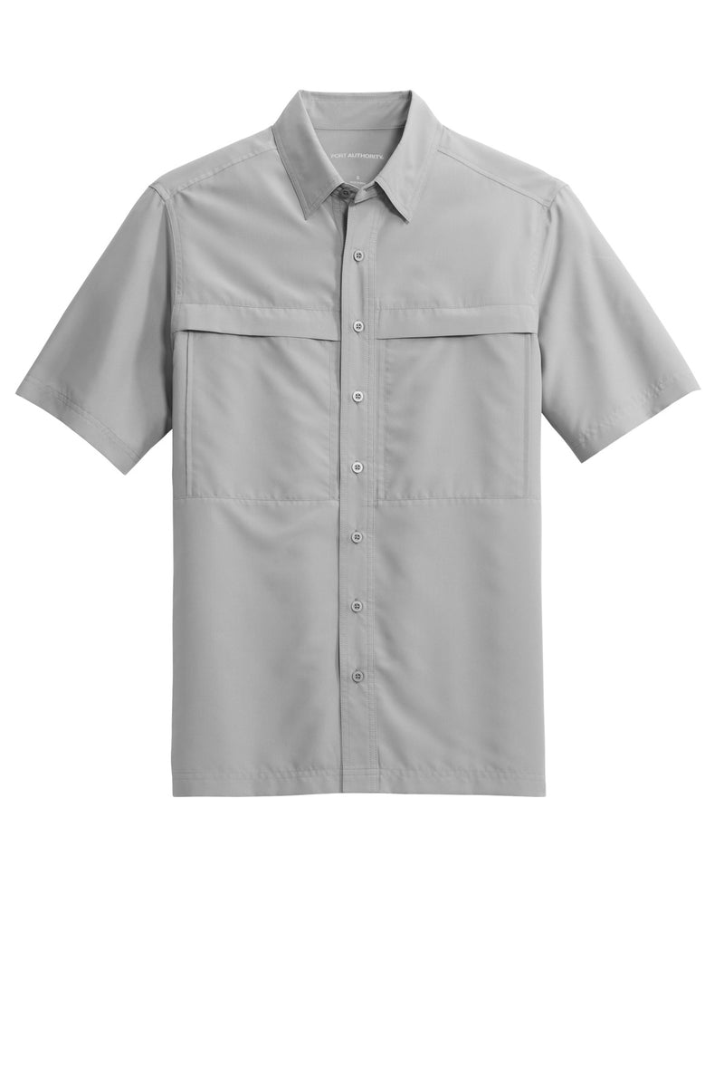 Port Authority Short Sleeve UV Daybreak Shirt - Gusty Grey